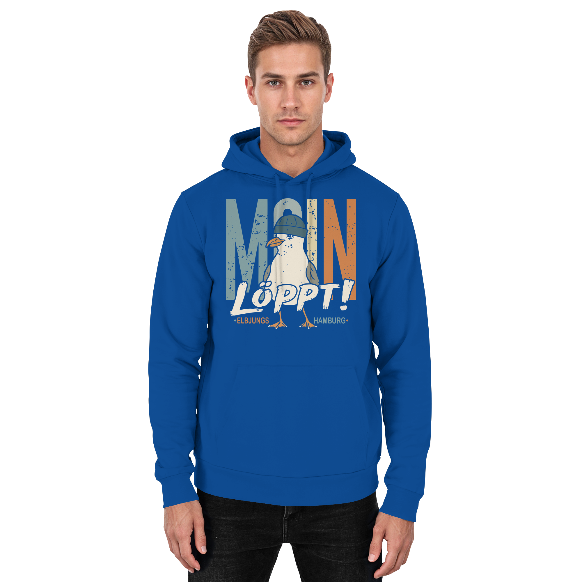 Elbjungs - MOIN ...löppt! -Unisex Hoodie