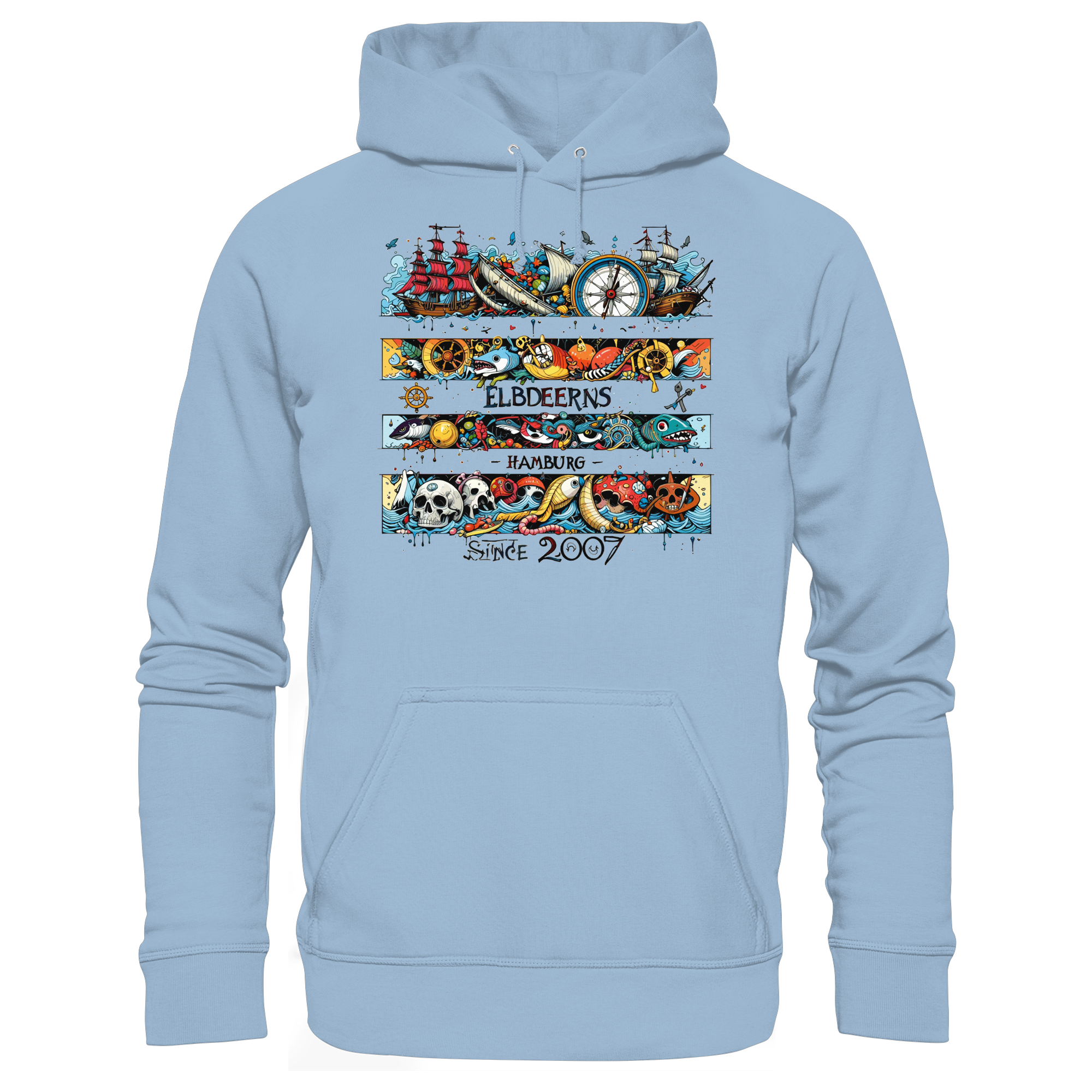 Elbdeerns "Kuddelmuddel" - Unisex Hoodie