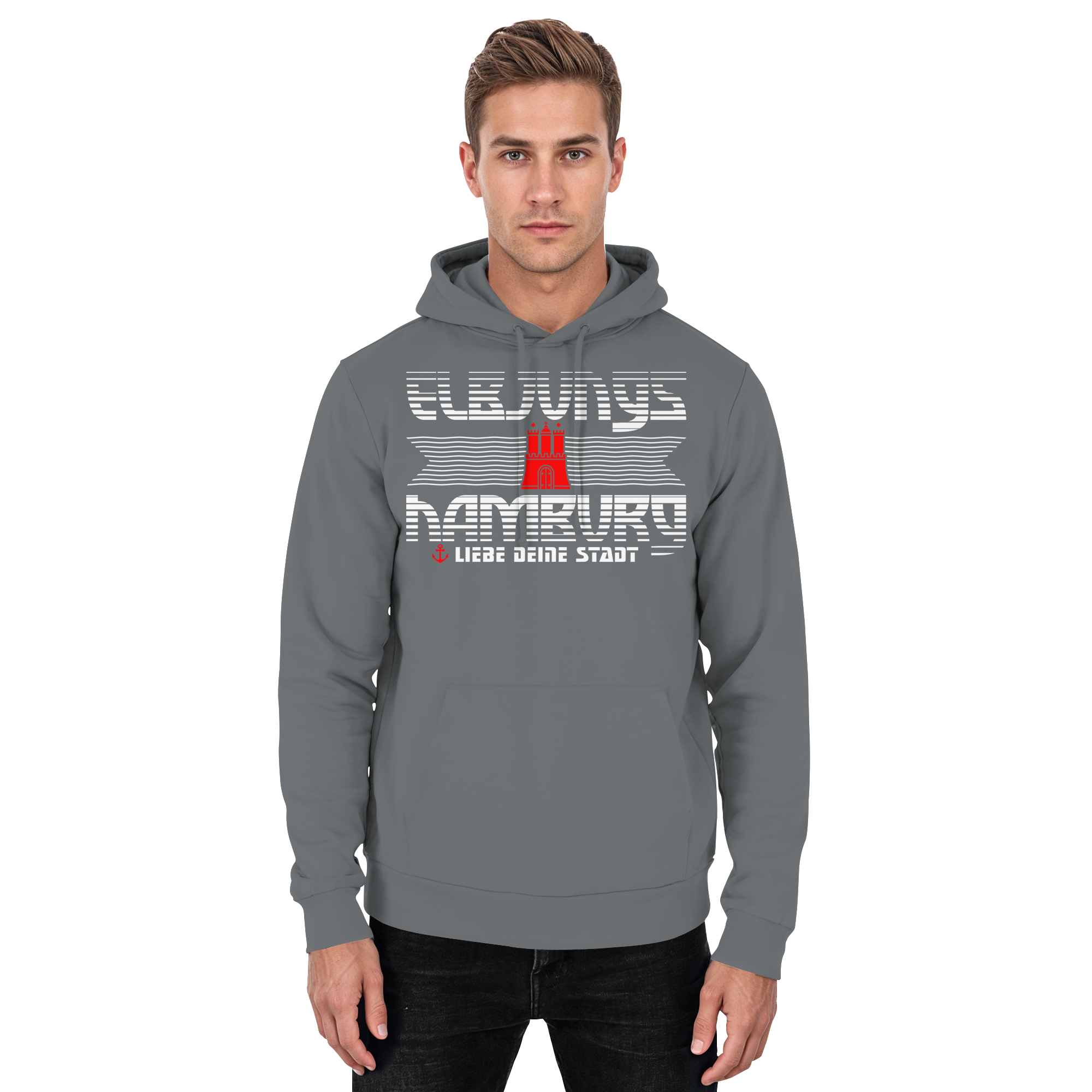 Elbjungs "Liebe deine Stadt" - Unisex Hoodie