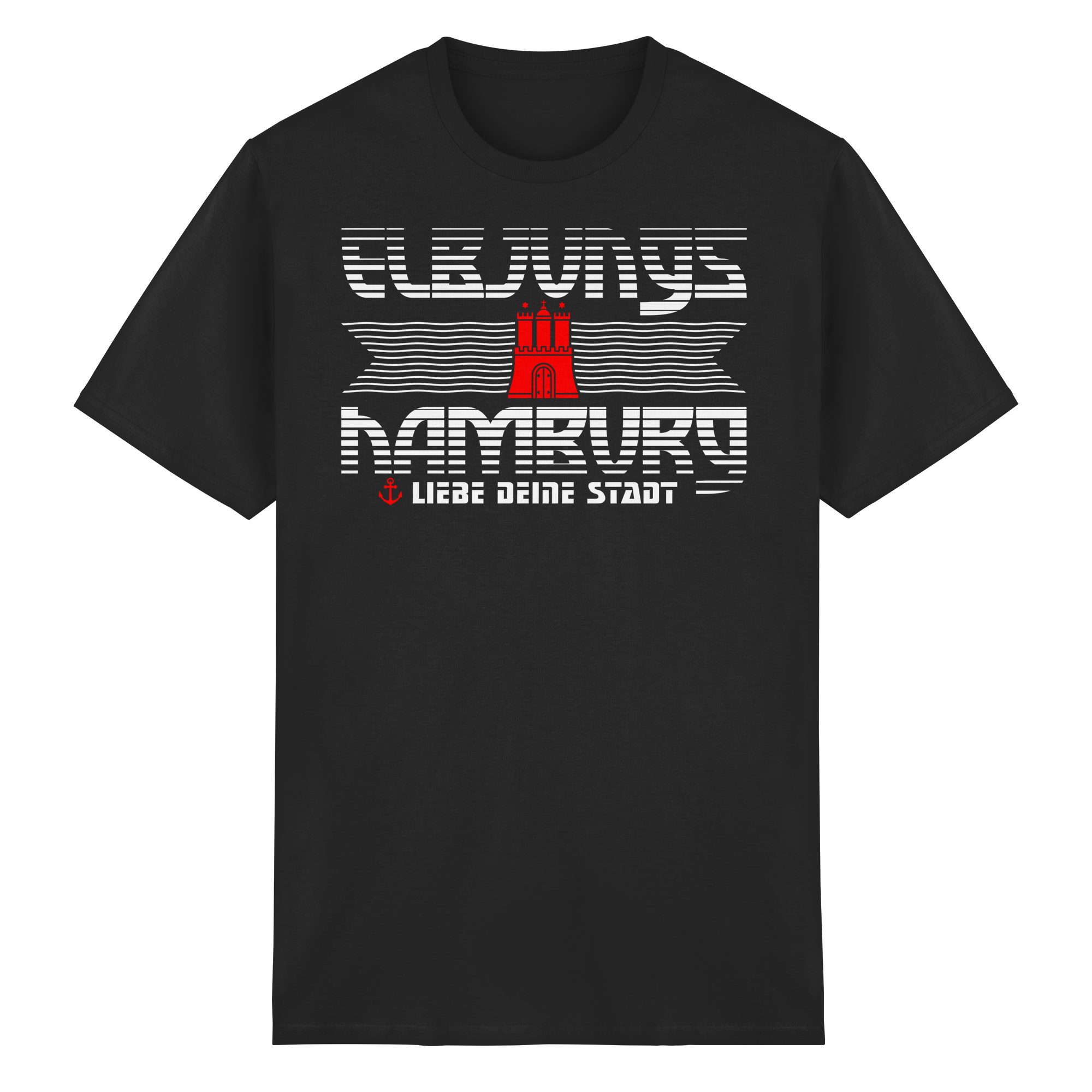Elbjungs "Liebe deine Stadt" - Heavy Cotton T-Shirt