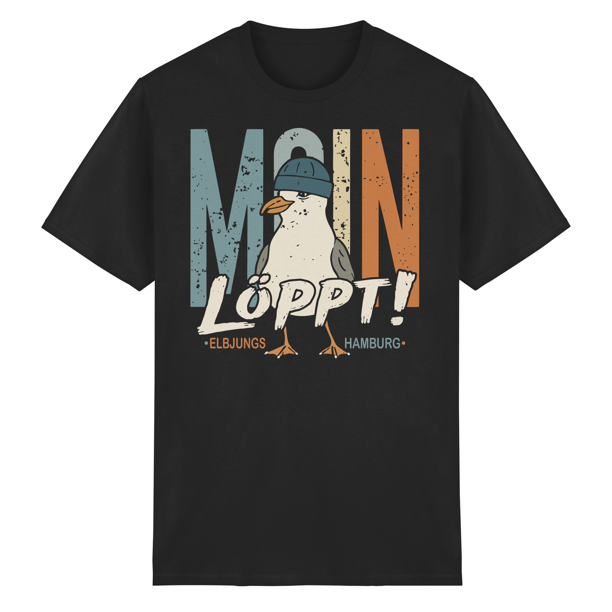 Elbjungs - MOIN ...löppt! - Heavy Cotton T-Shirt