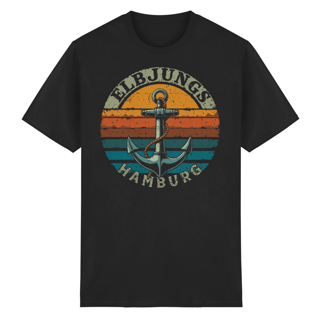 Elbjungs - Vintage Anker - Heavy Cotton T-Shirt