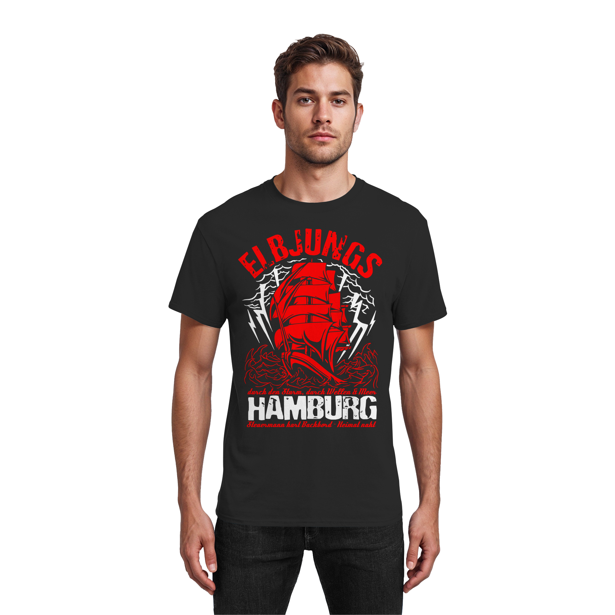 Elbjungs - durch den Sturm - Heavy Cotton T-Shirt