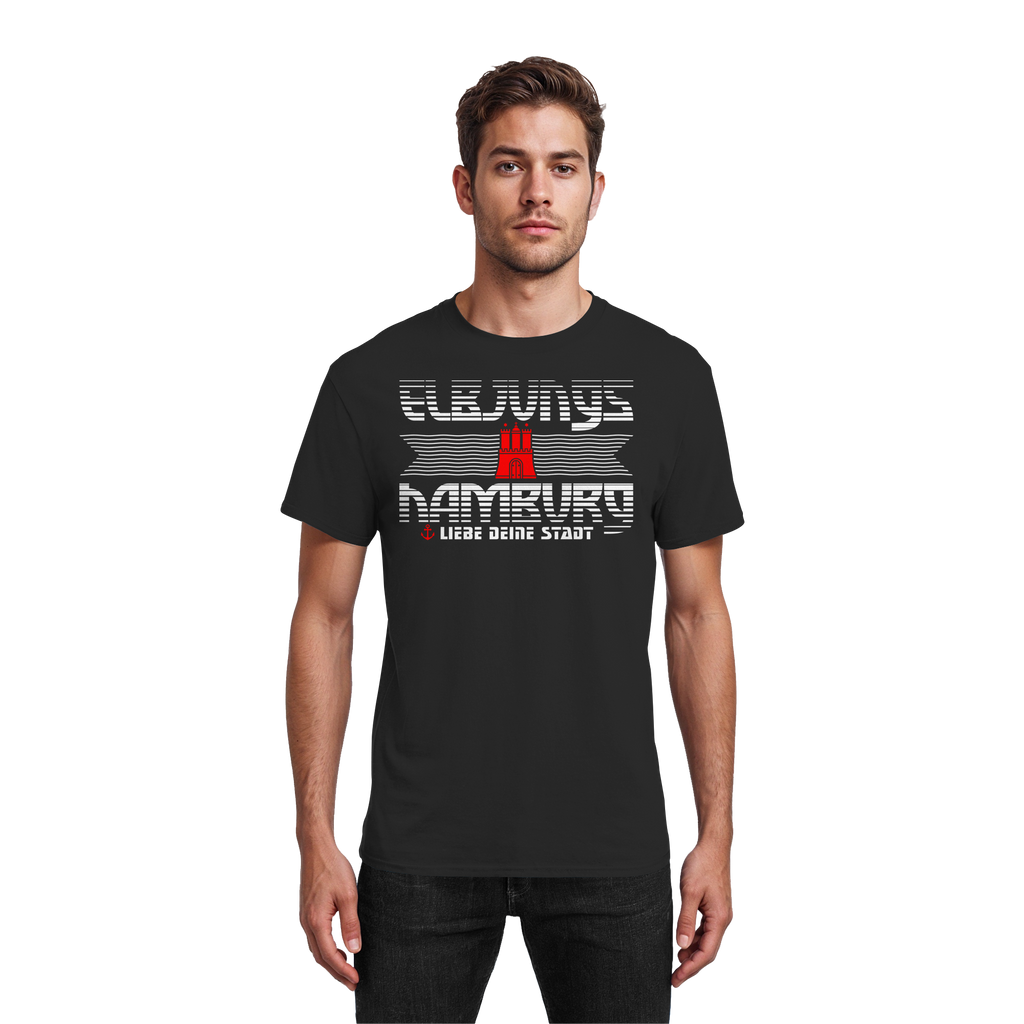 Elbjungs "Liebe deine Stadt" - Heavy Cotton T-Shirt