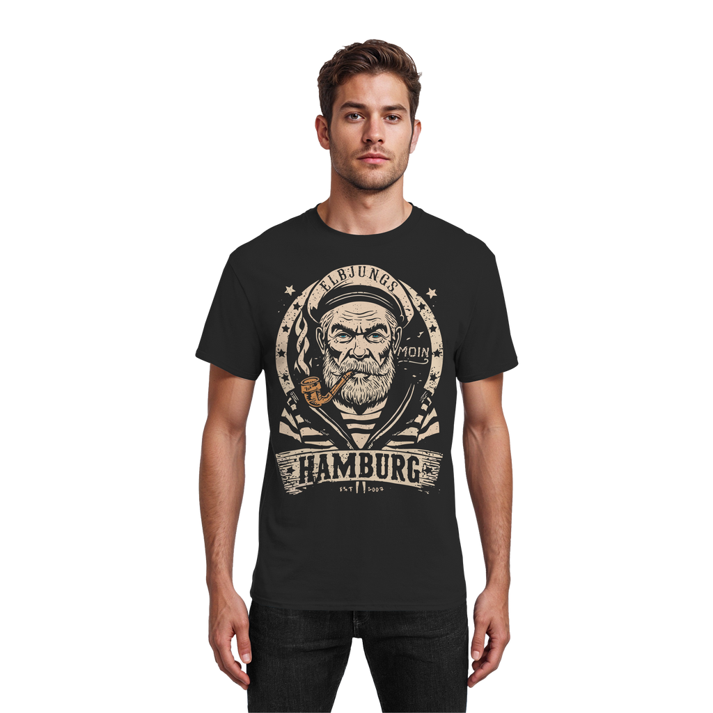 Elbjungs - Old Kapitän - Heavy Cotton T-Shirt