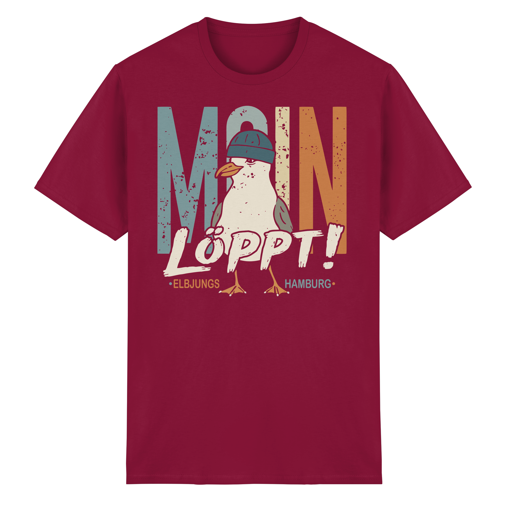 Elbjungs - MOIN ...löppt! - Heavy Cotton T-Shirt