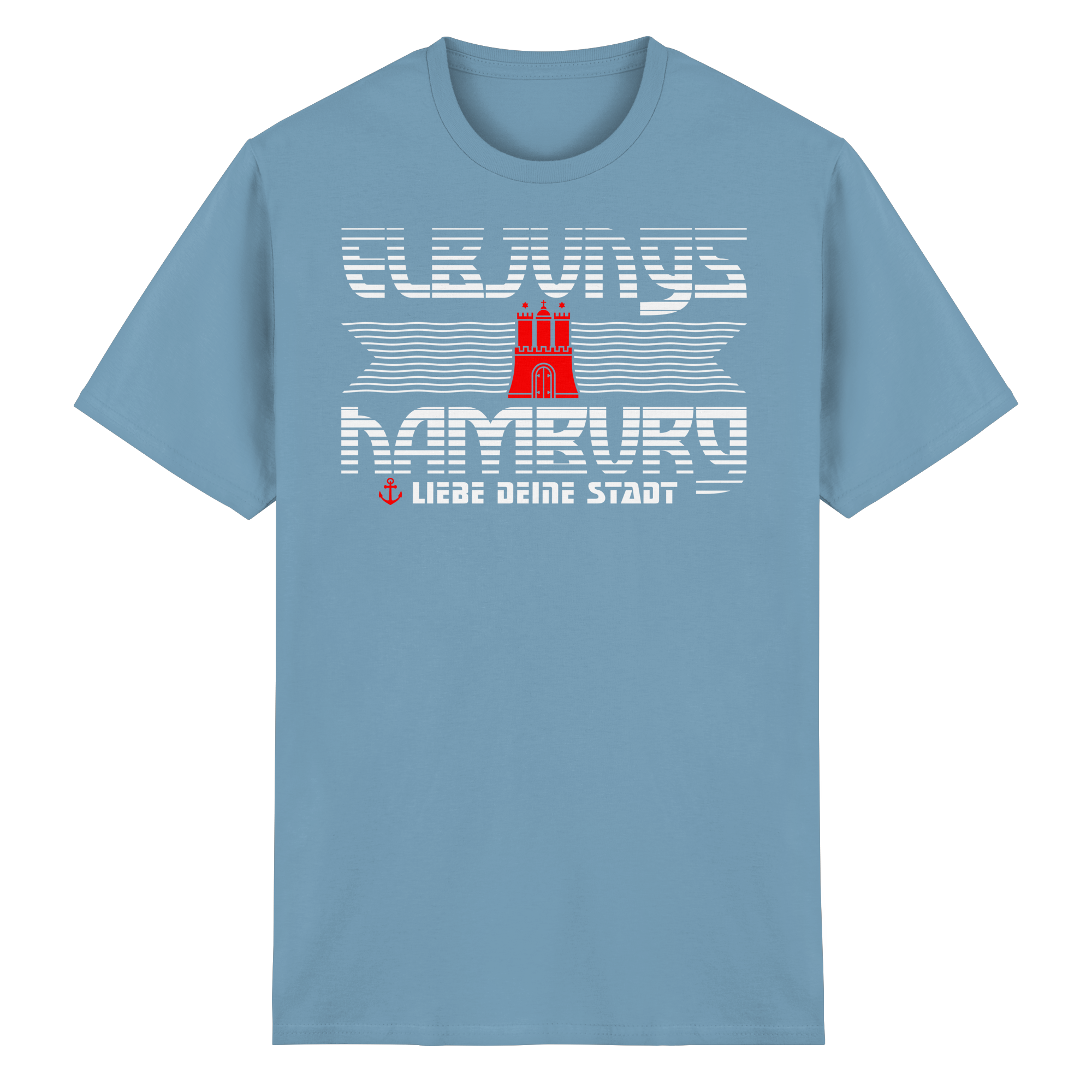 Elbjungs "Liebe deine Stadt" - Heavy Cotton T-Shirt