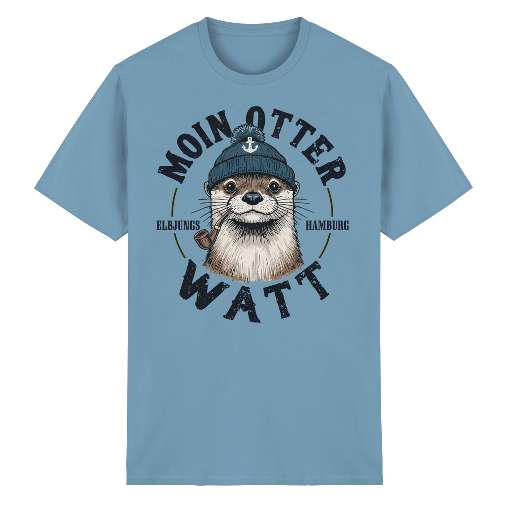Elbjungs - Moin oder Watt - Heavy Cotton T-Shirt