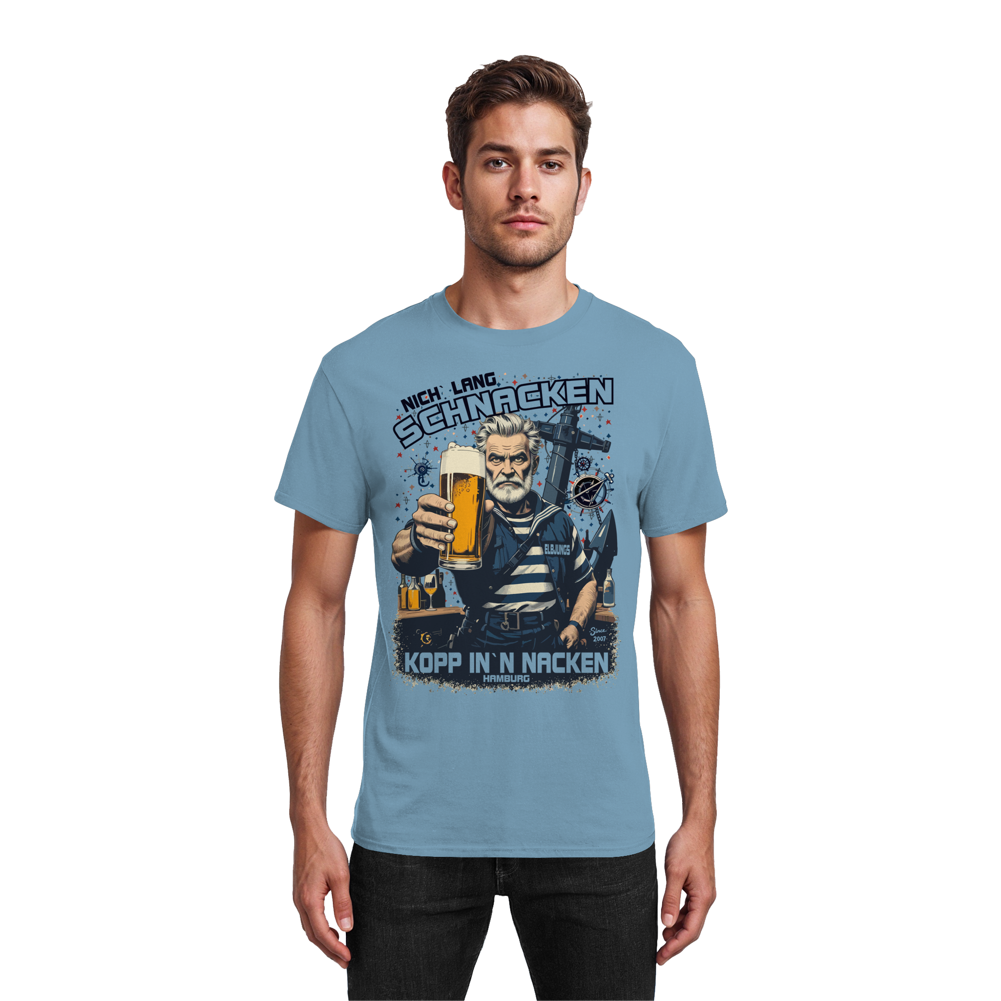 Elbjungs - KOPP IN`N NACKEN - Heavy Cotton T-Shirt