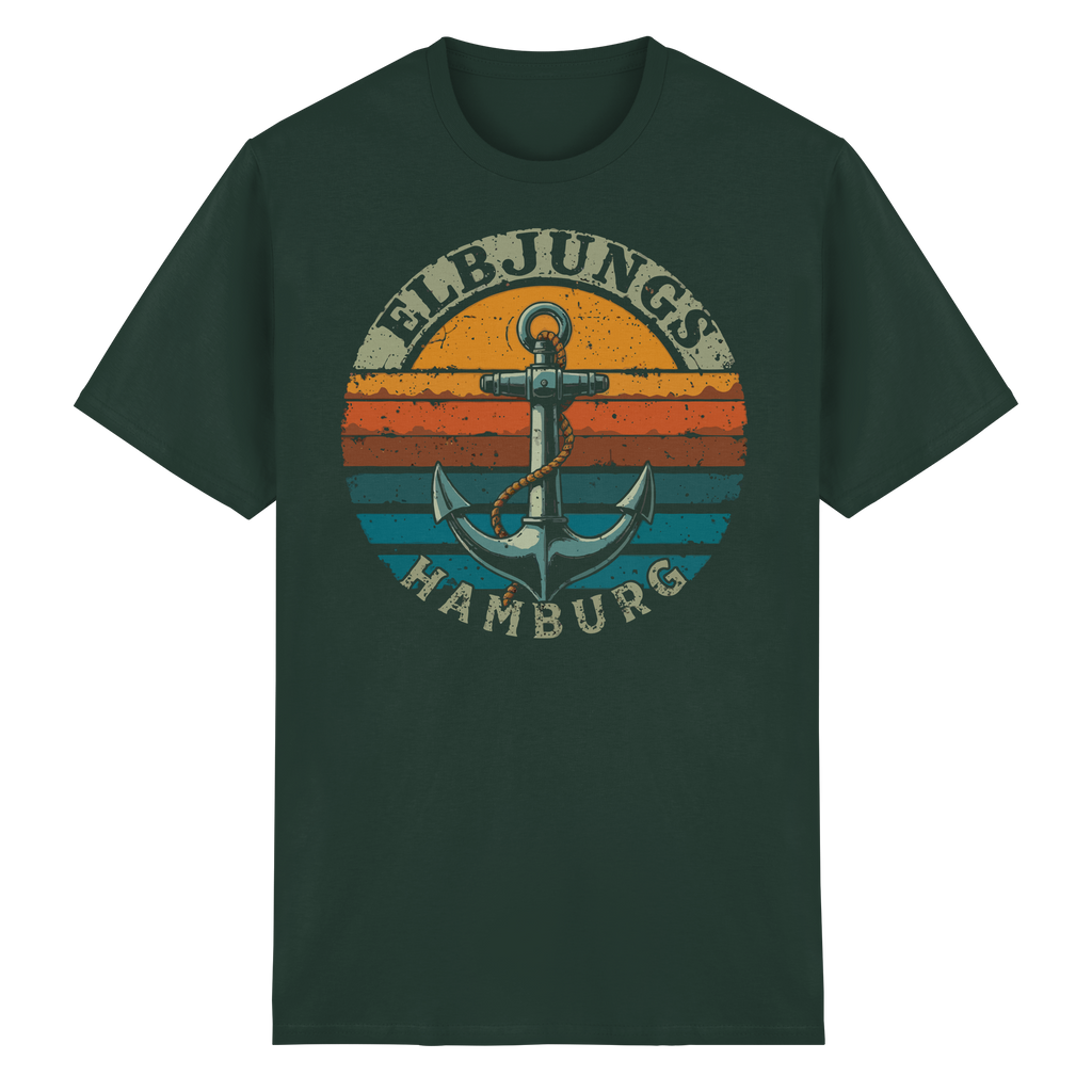 Elbjungs - Vintage Anker - Heavy Cotton T-Shirt