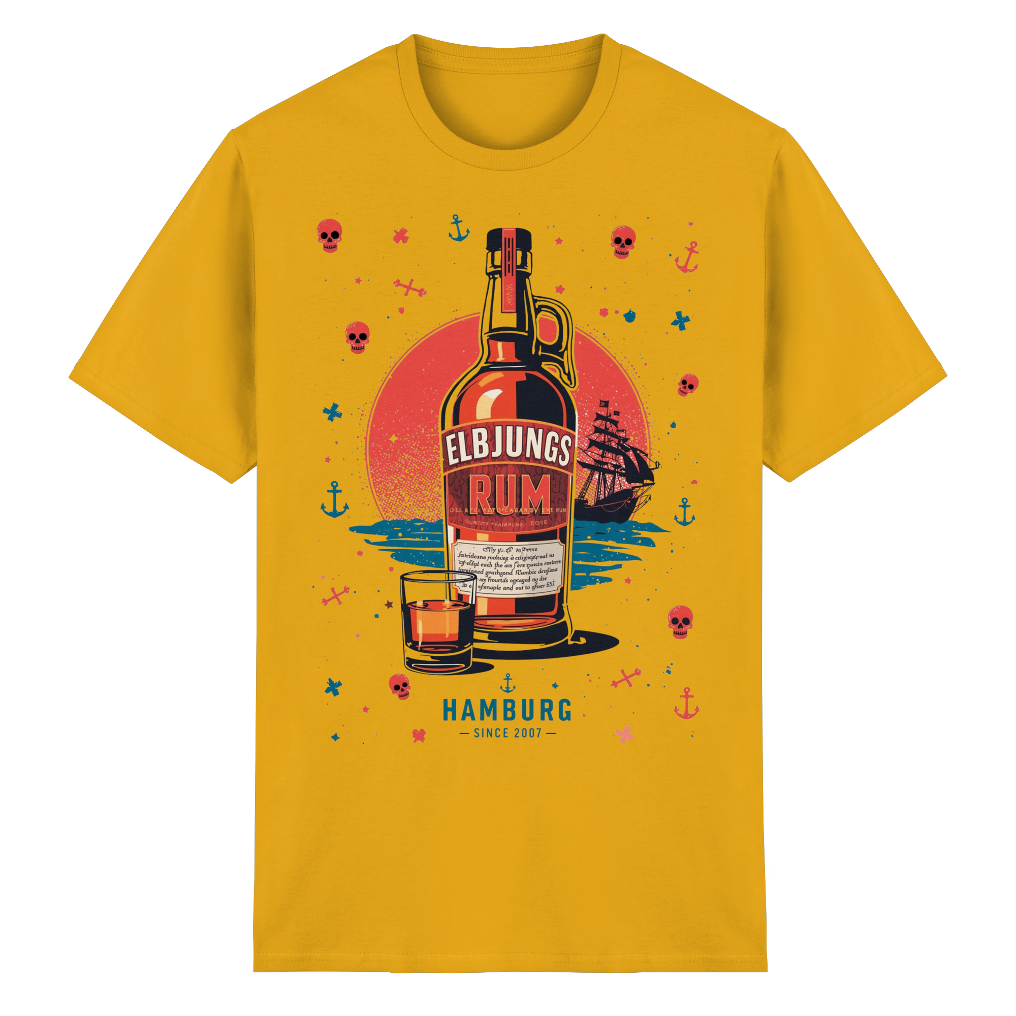 Elbjungs - RUM - Heavy Cotton T-Shirt