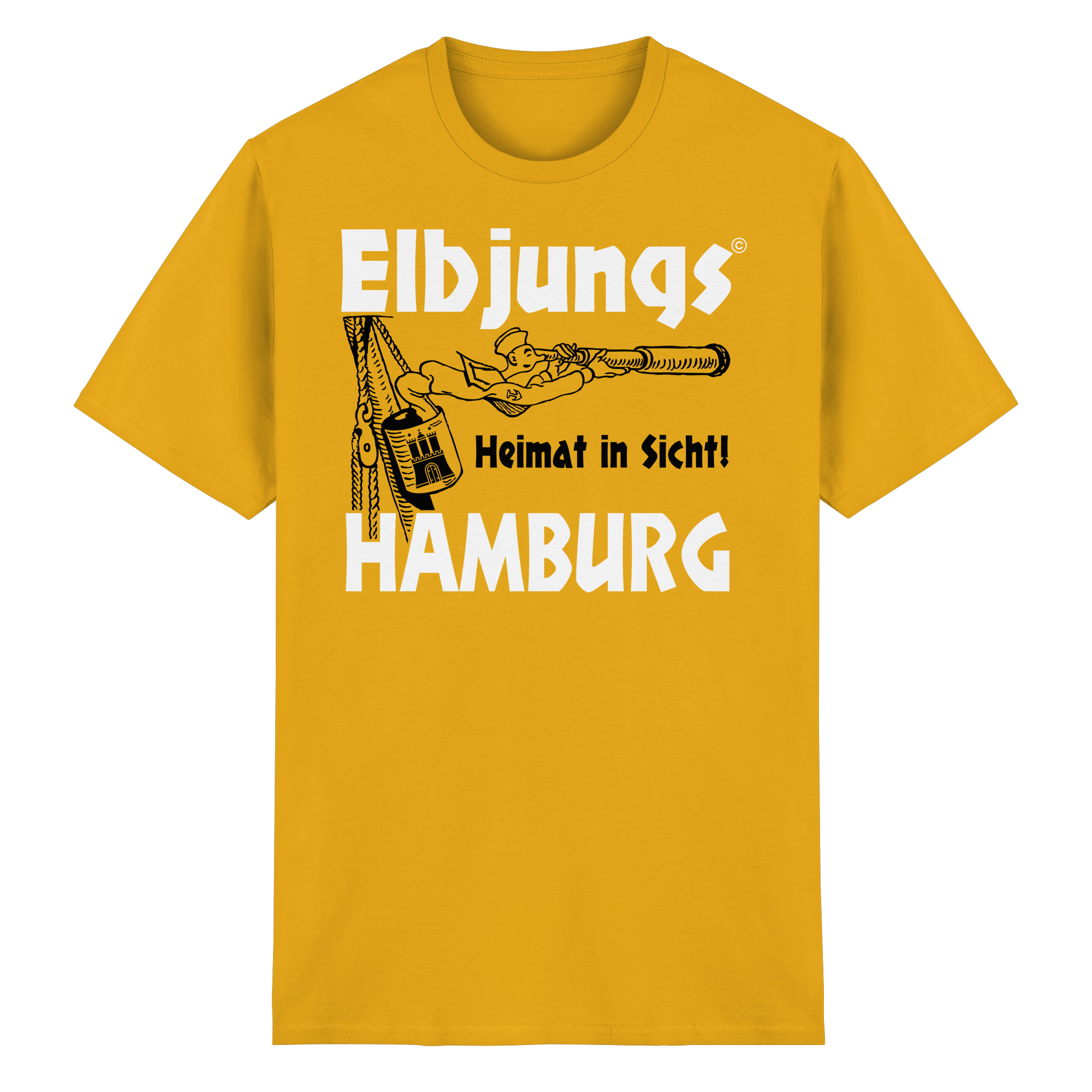 Elbjungs "Heimat in Sicht" - Heavy Cotton T-Shirt