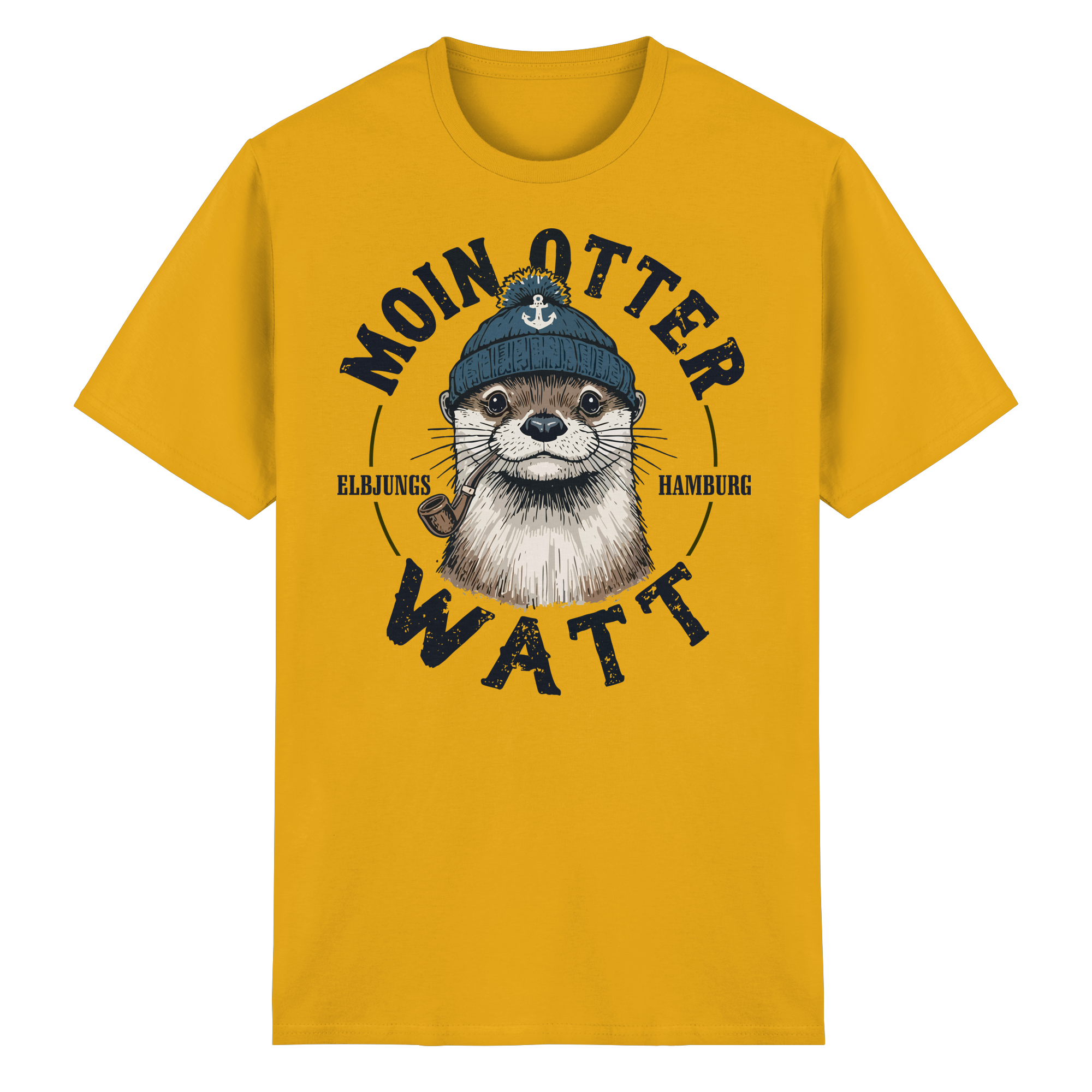 Elbjungs - Moin oder Watt - Heavy Cotton T-Shirt