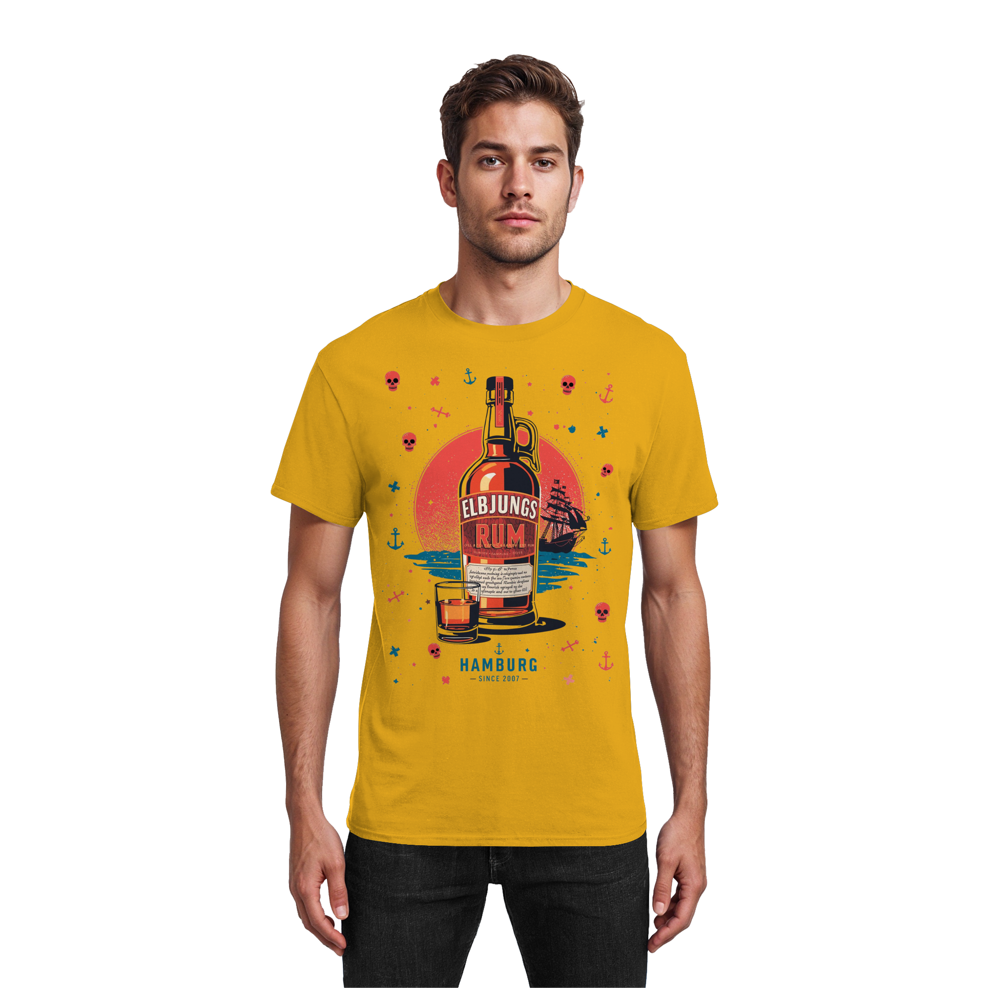 Elbjungs - RUM - Heavy Cotton T-Shirt