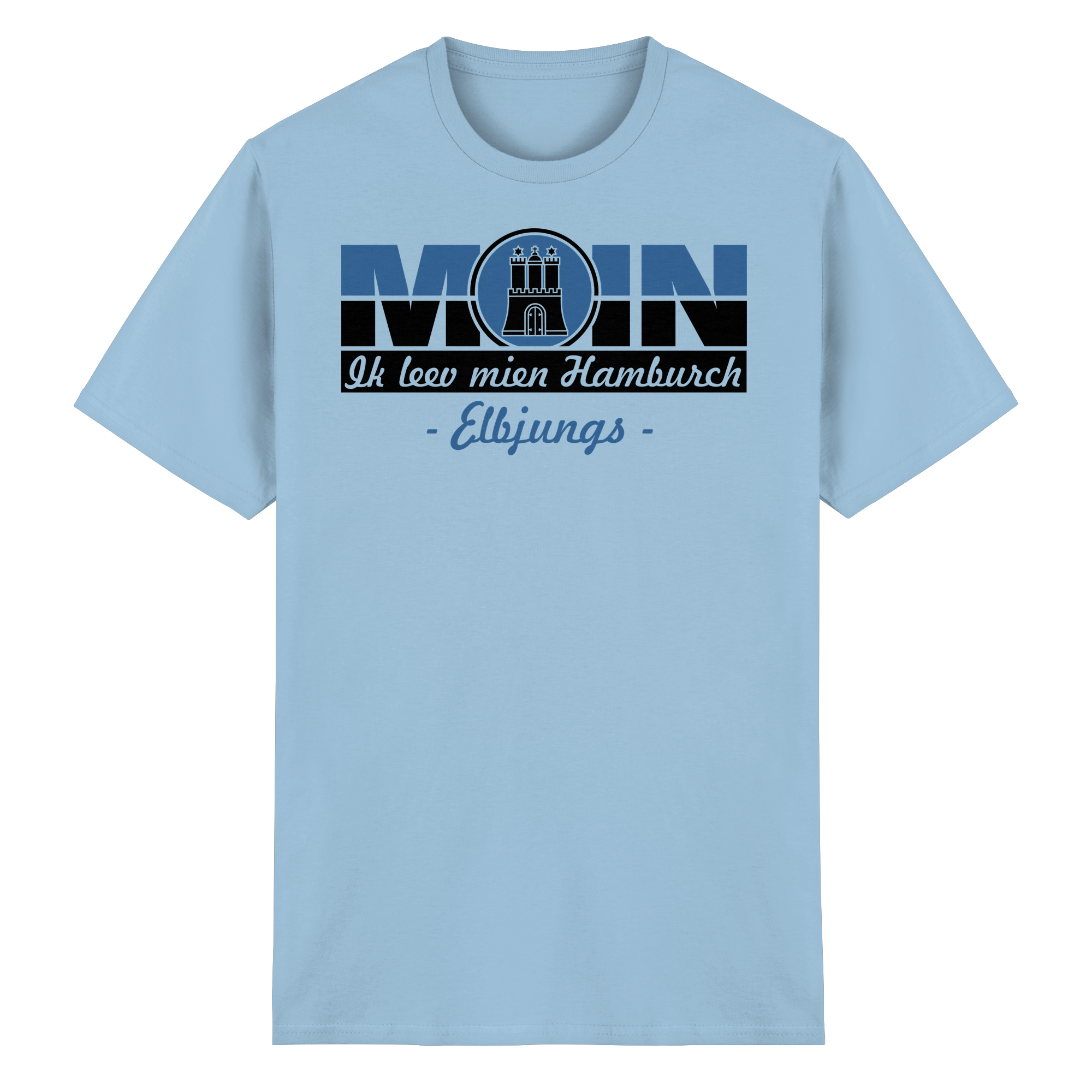 Elbjungs "Ik leev mien Hamburch" - Heavy Cotton T-Shirt