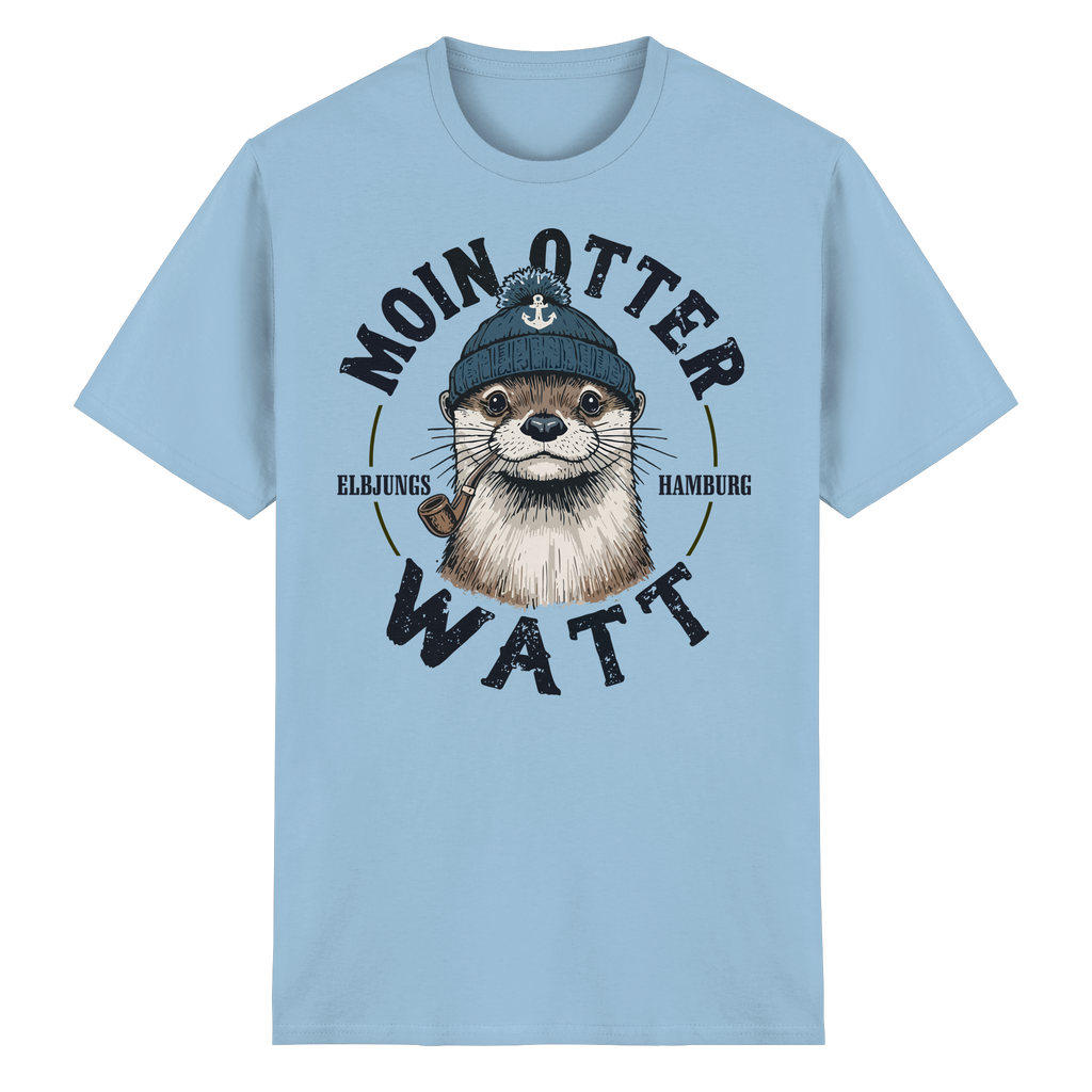 Elbjungs - Moin oder Watt - Heavy Cotton T-Shirt