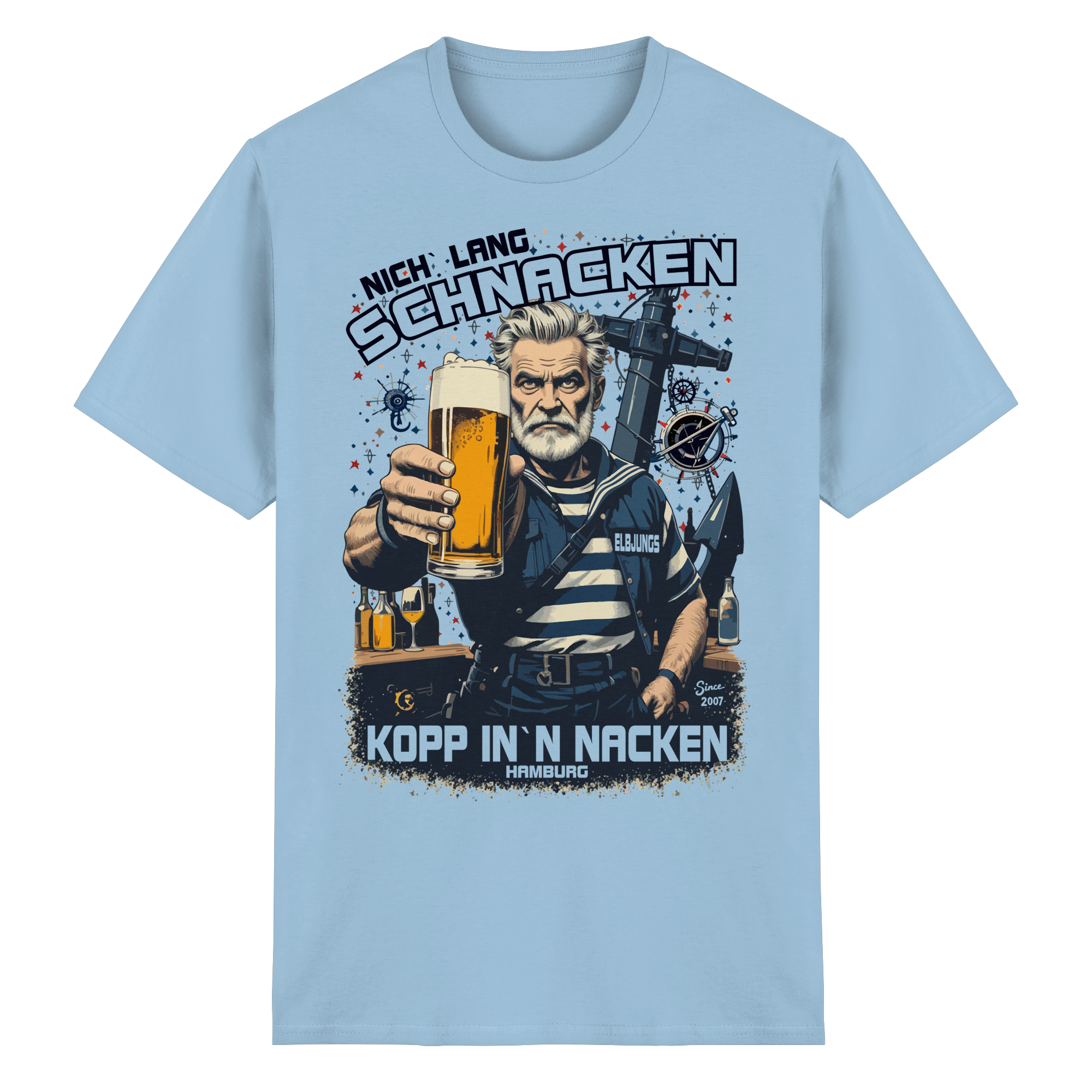 Elbjungs - KOPP IN`N NACKEN - Heavy Cotton T-Shirt