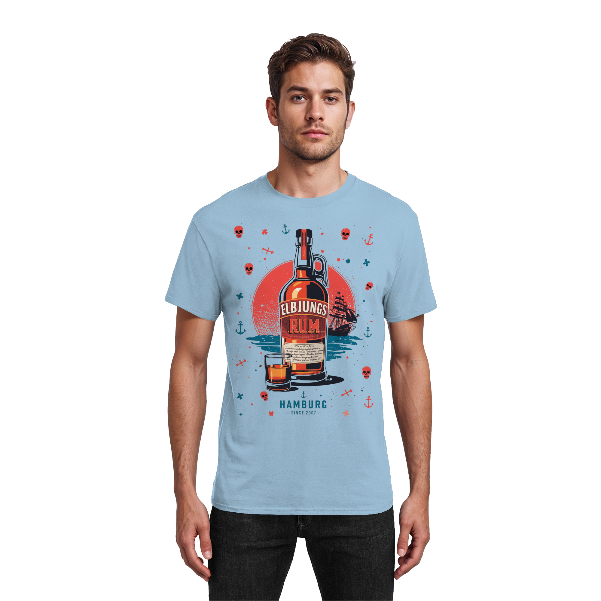 Elbjungs - RUM - Heavy Cotton T-Shirt