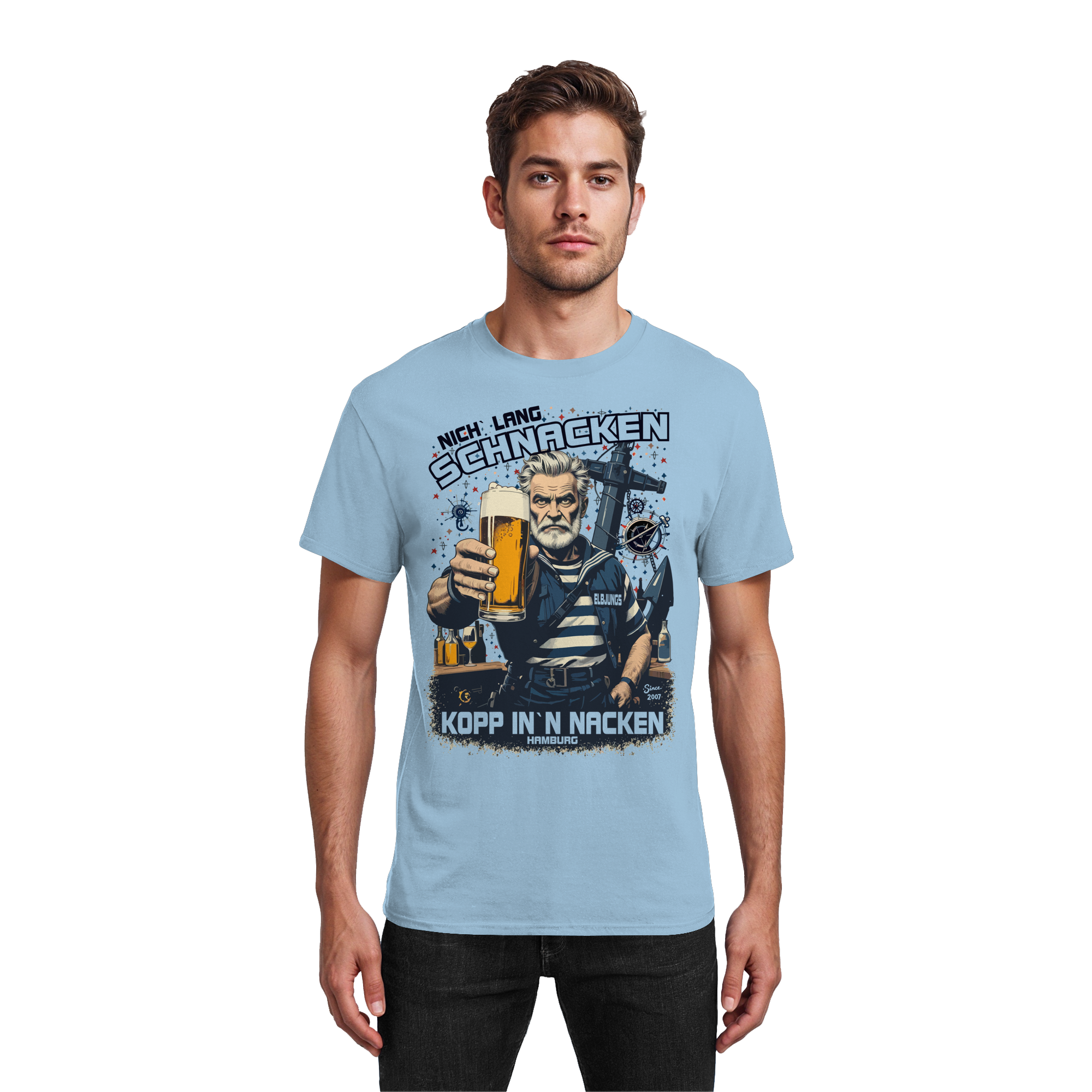 Elbjungs - KOPP IN`N NACKEN - Heavy Cotton T-Shirt