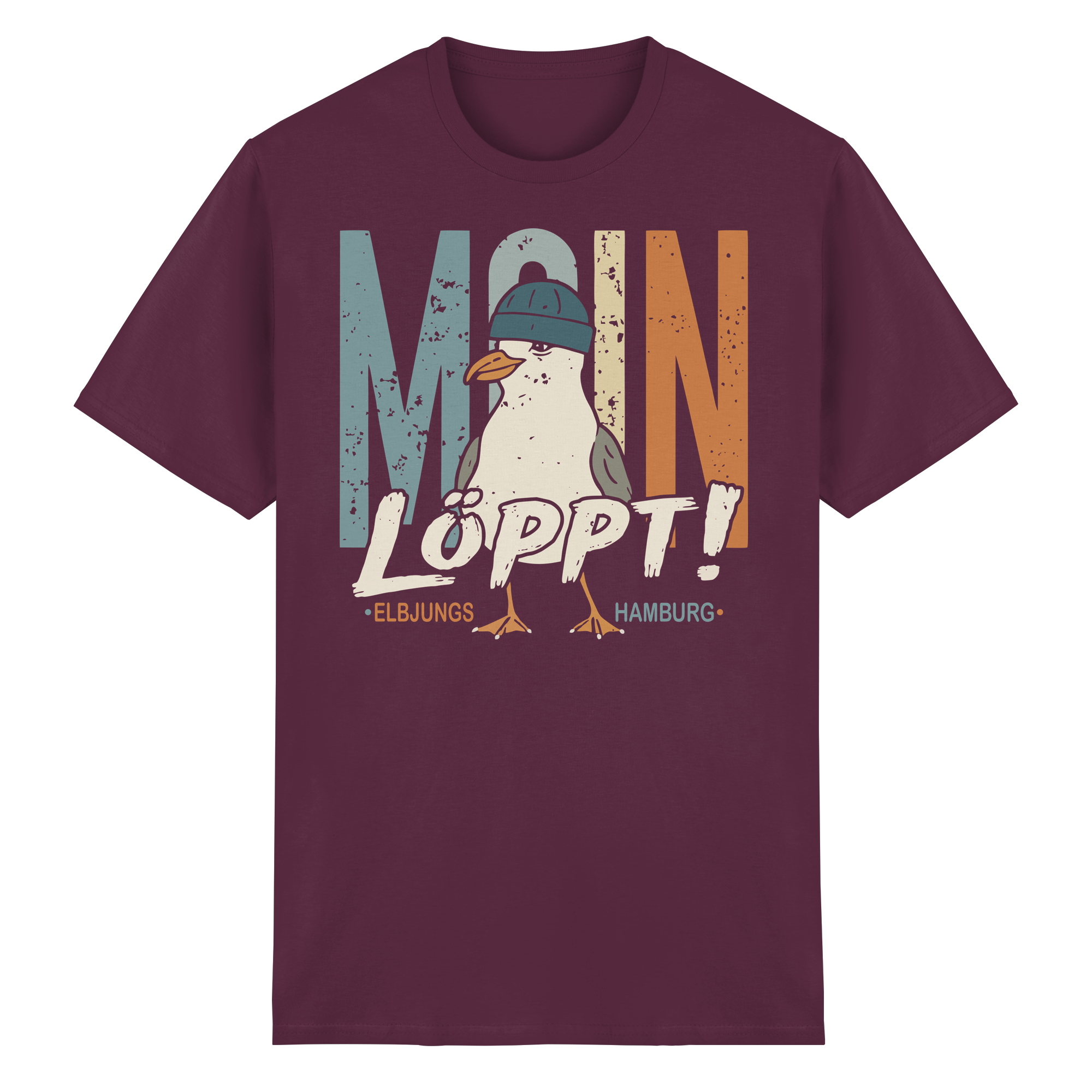 Elbjungs - MOIN ...löppt! - Heavy Cotton T-Shirt