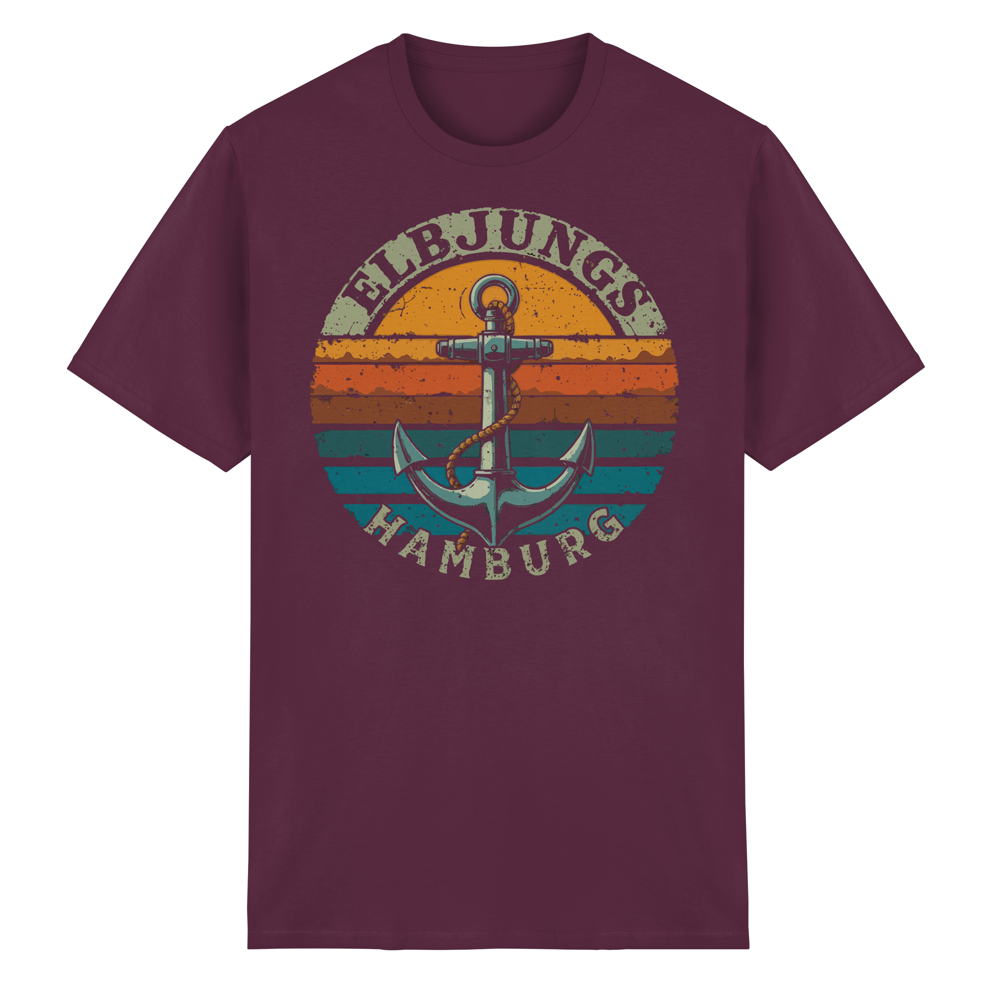 Elbjungs - Vintage Anker - Heavy Cotton T-Shirt