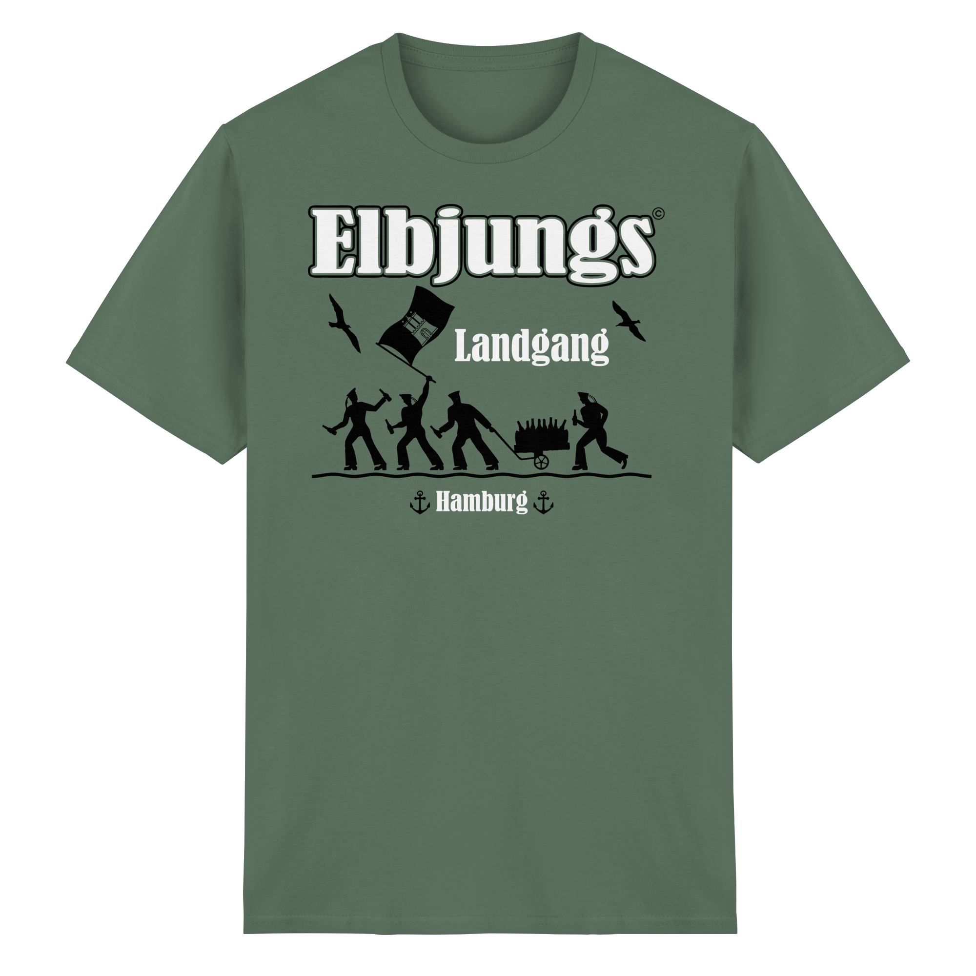 Elbjungs "Landgang" - Heavy Cotton T-Shirt