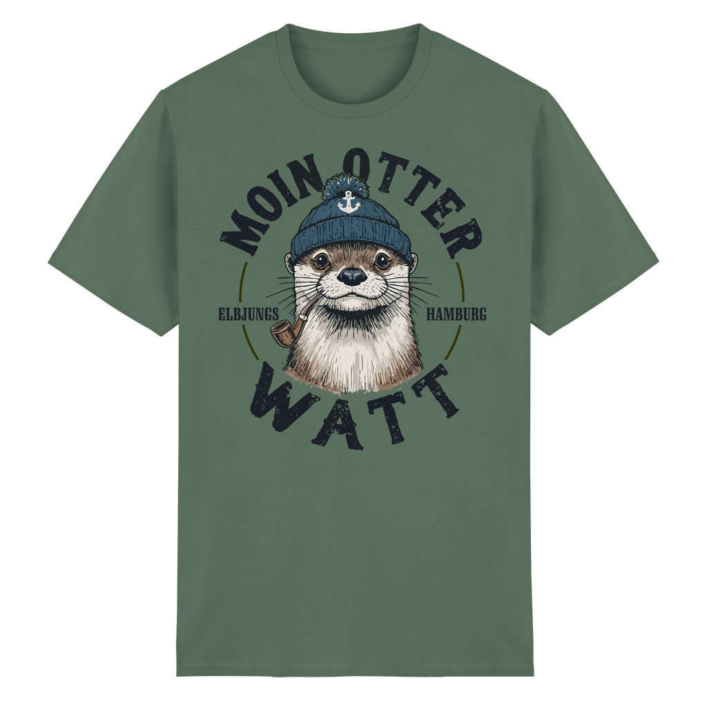 Elbjungs - Moin oder Watt - Heavy Cotton T-Shirt