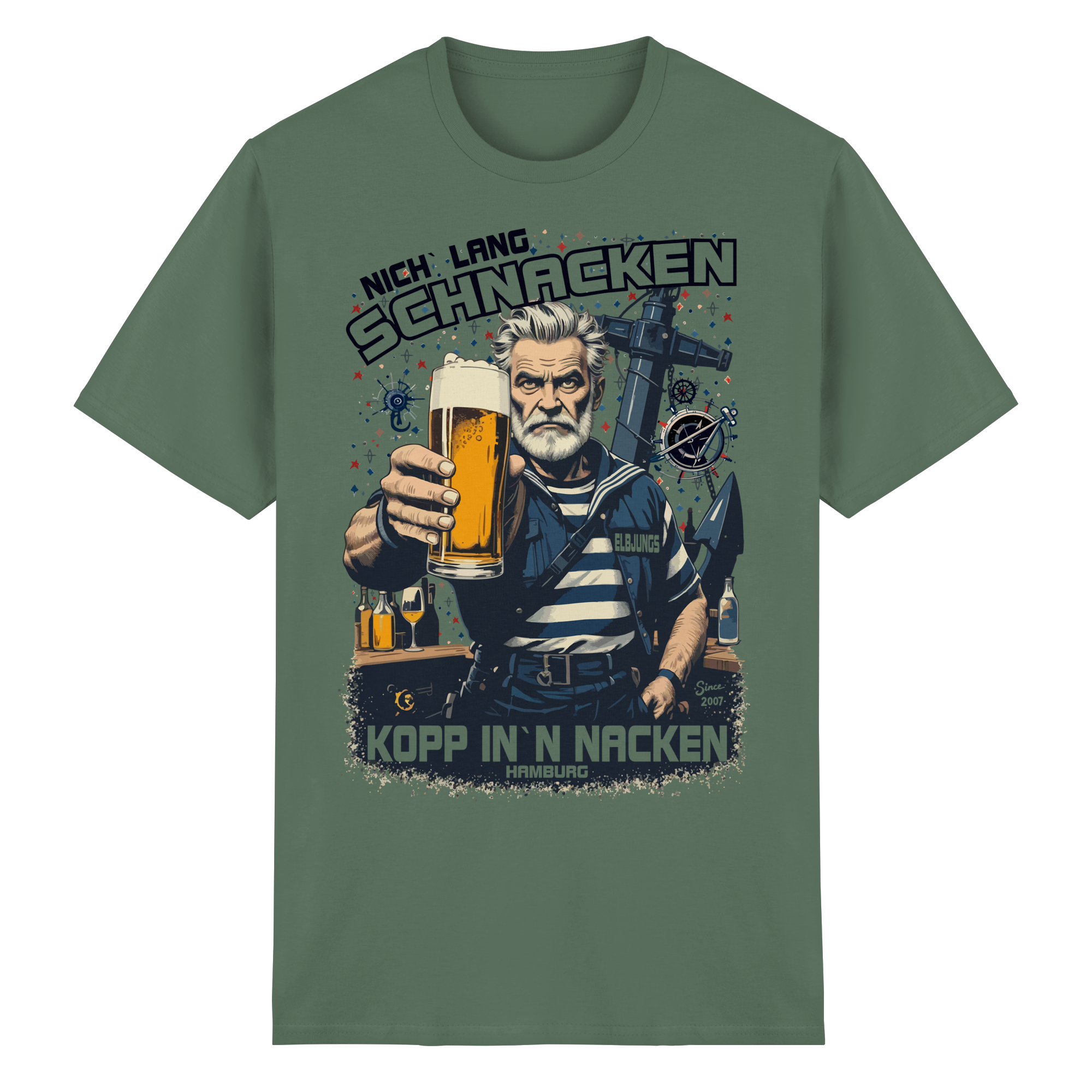 Elbjungs - KOPP IN`N NACKEN - Heavy Cotton T-Shirt