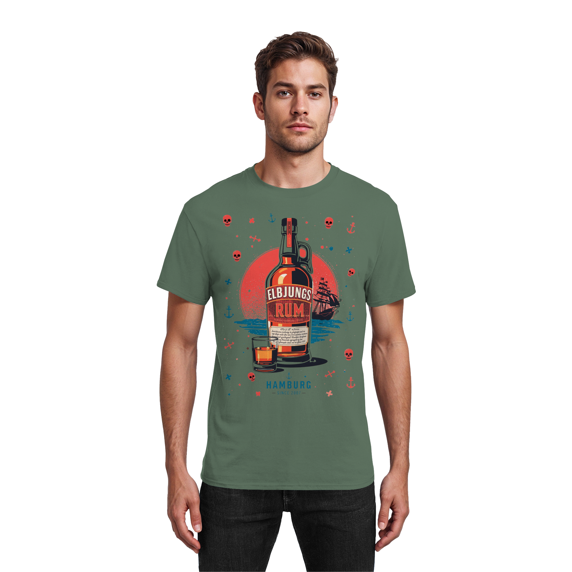 Elbjungs - RUM - Heavy Cotton T-Shirt