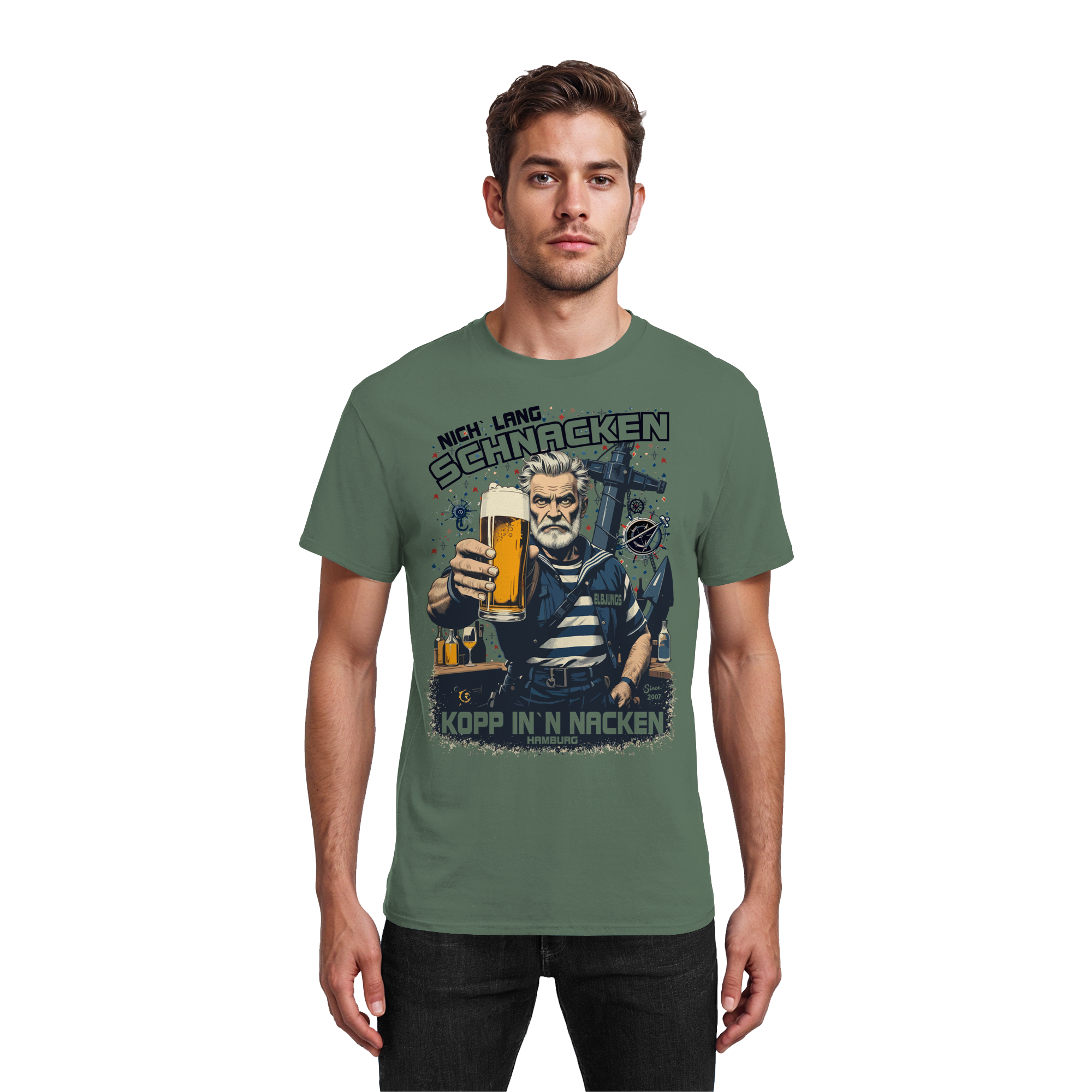 Elbjungs - KOPP IN`N NACKEN - Heavy Cotton T-Shirt