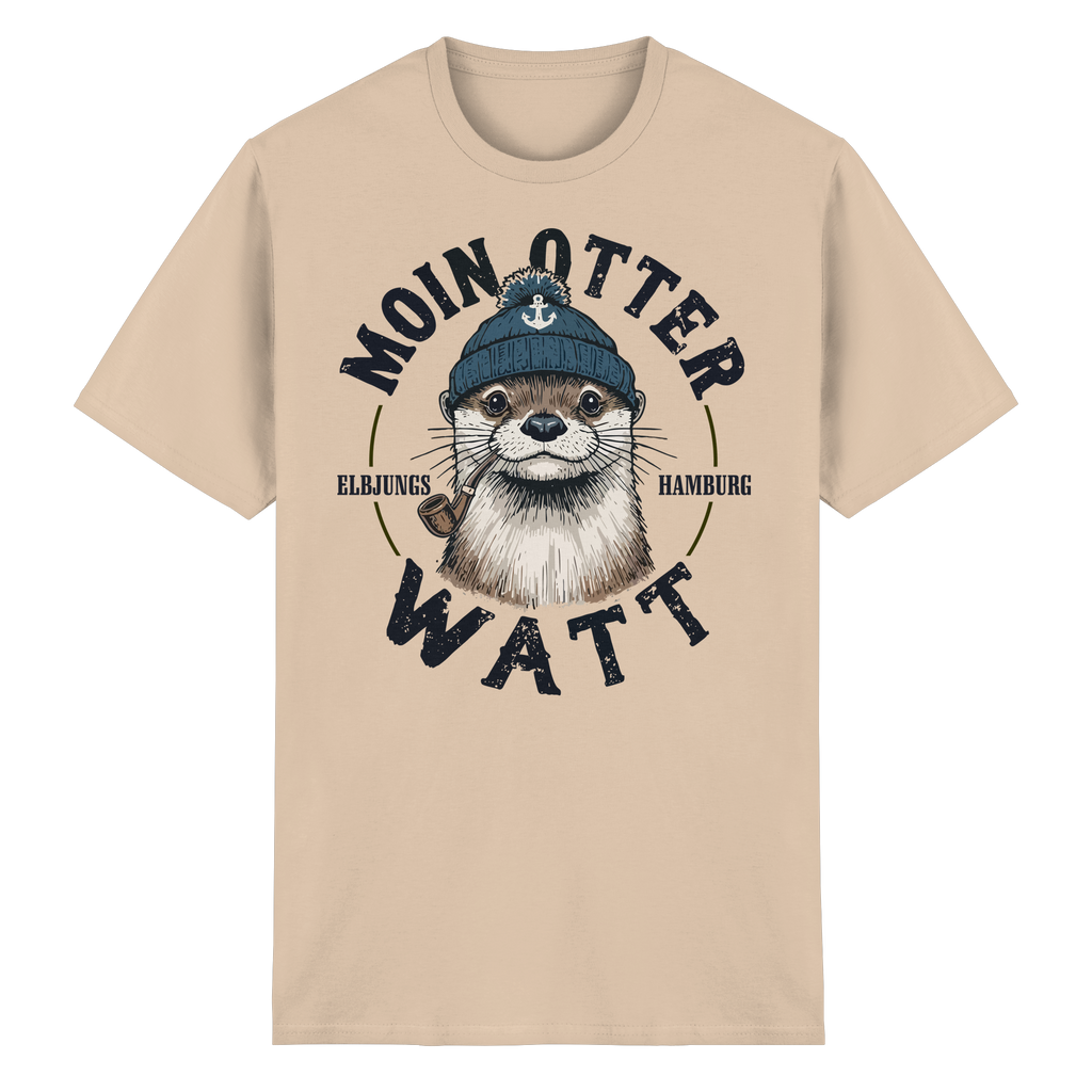 Elbjungs - Moin oder Watt - Heavy Cotton T-Shirt