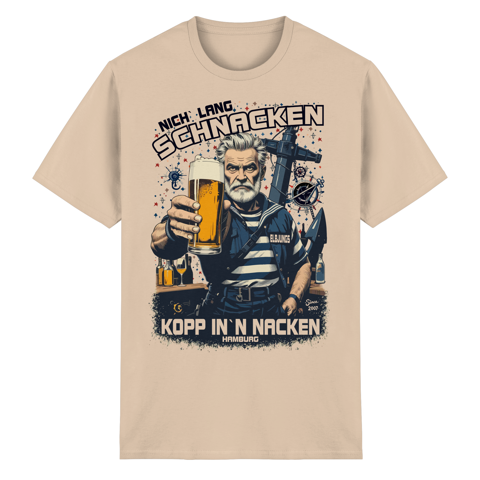 Elbjungs - KOPP IN`N NACKEN - Heavy Cotton T-Shirt
