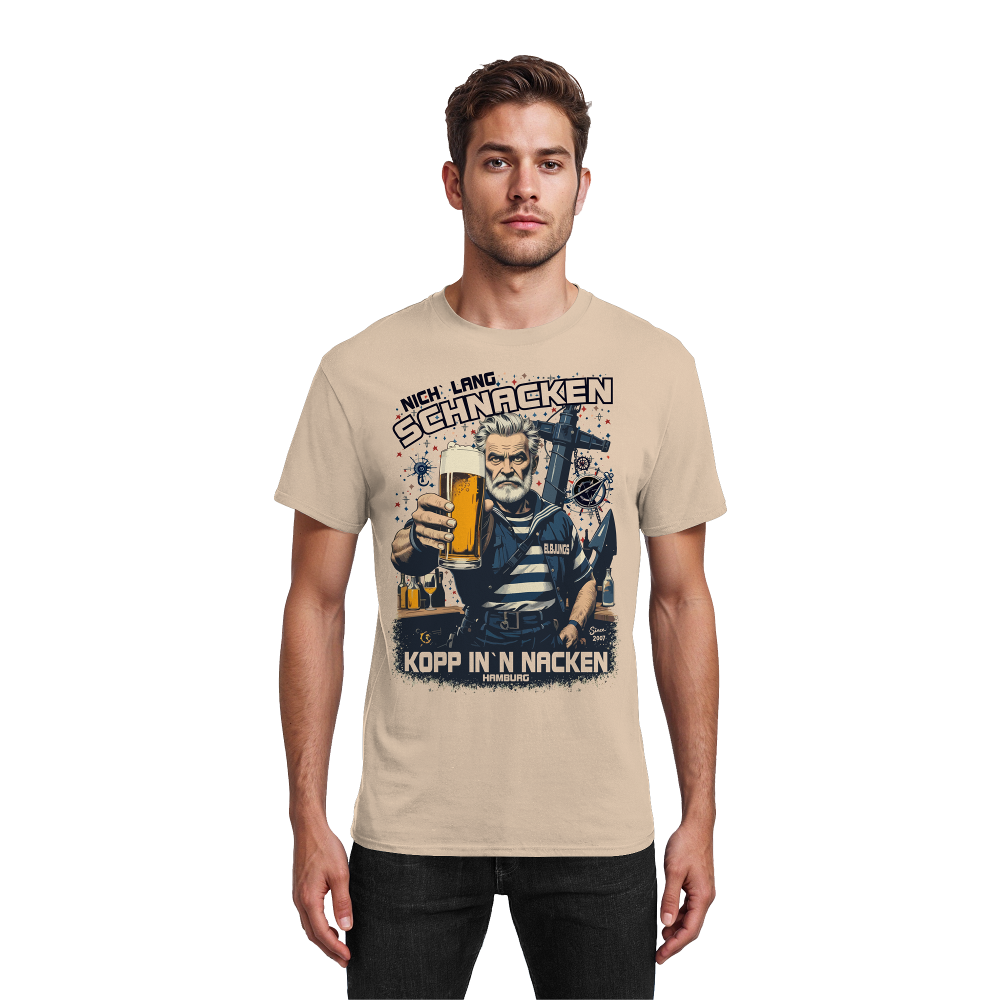 Elbjungs - KOPP IN`N NACKEN - Heavy Cotton T-Shirt