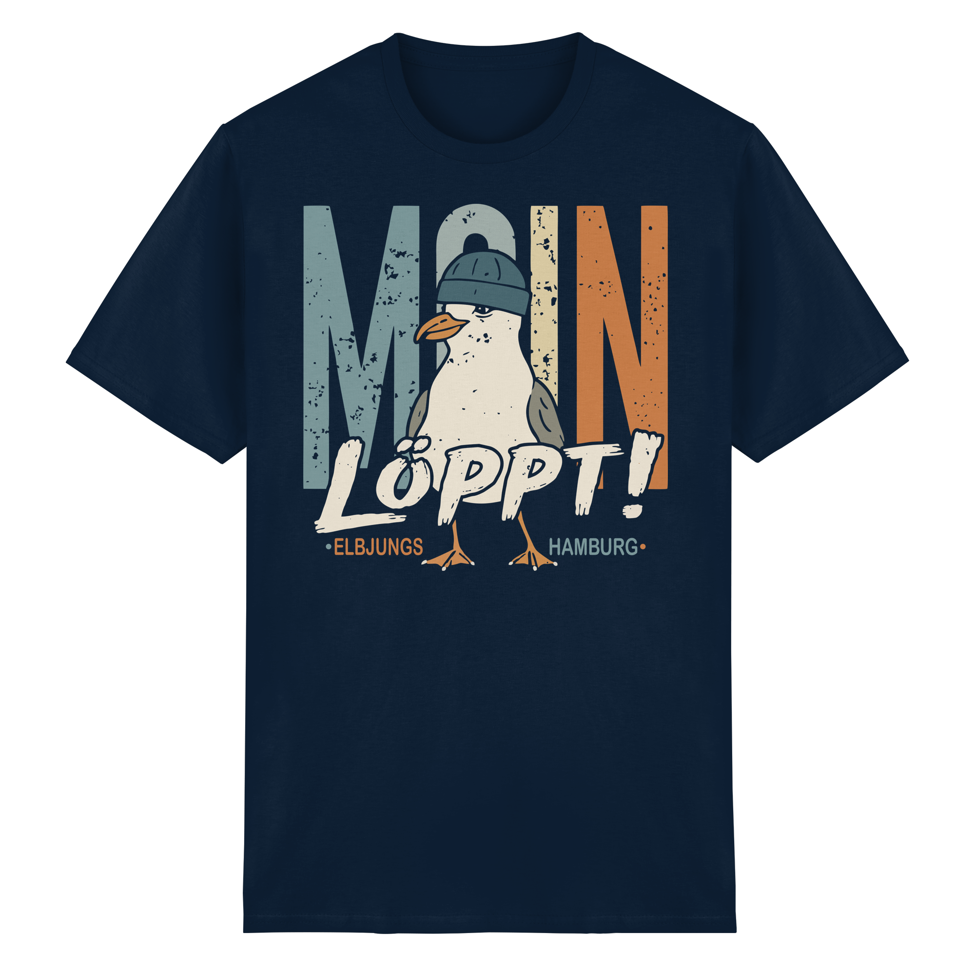 Elbjungs - MOIN ...löppt! - Heavy Cotton T-Shirt