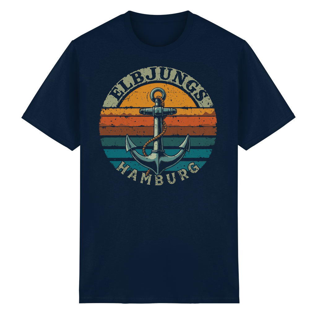 Elbjungs - Vintage Anker - Heavy Cotton T-Shirt