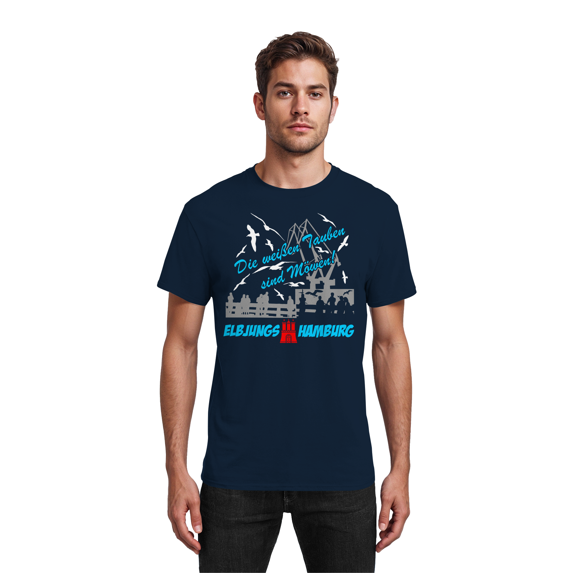 Elbjungs "Die weißen Tauben sind Möwen" - Heavy Cotton T-Shirt