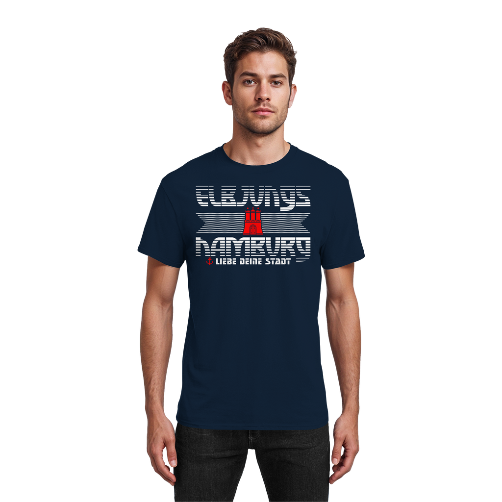 Elbjungs "Liebe deine Stadt" - Heavy Cotton T-Shirt