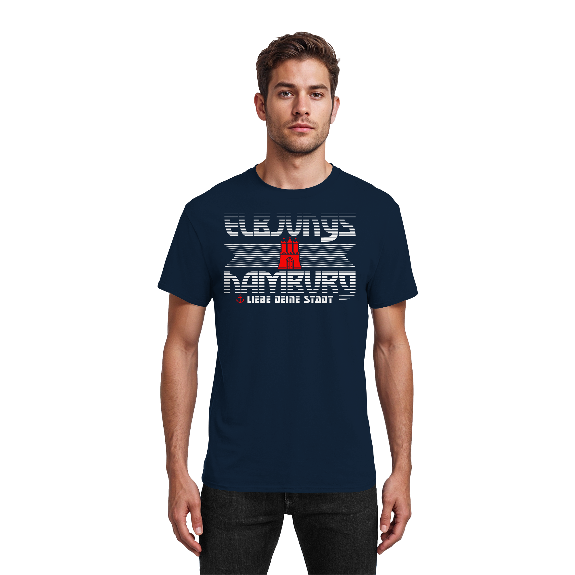 Elbjungs "Liebe deine Stadt" - Heavy Cotton T-Shirt