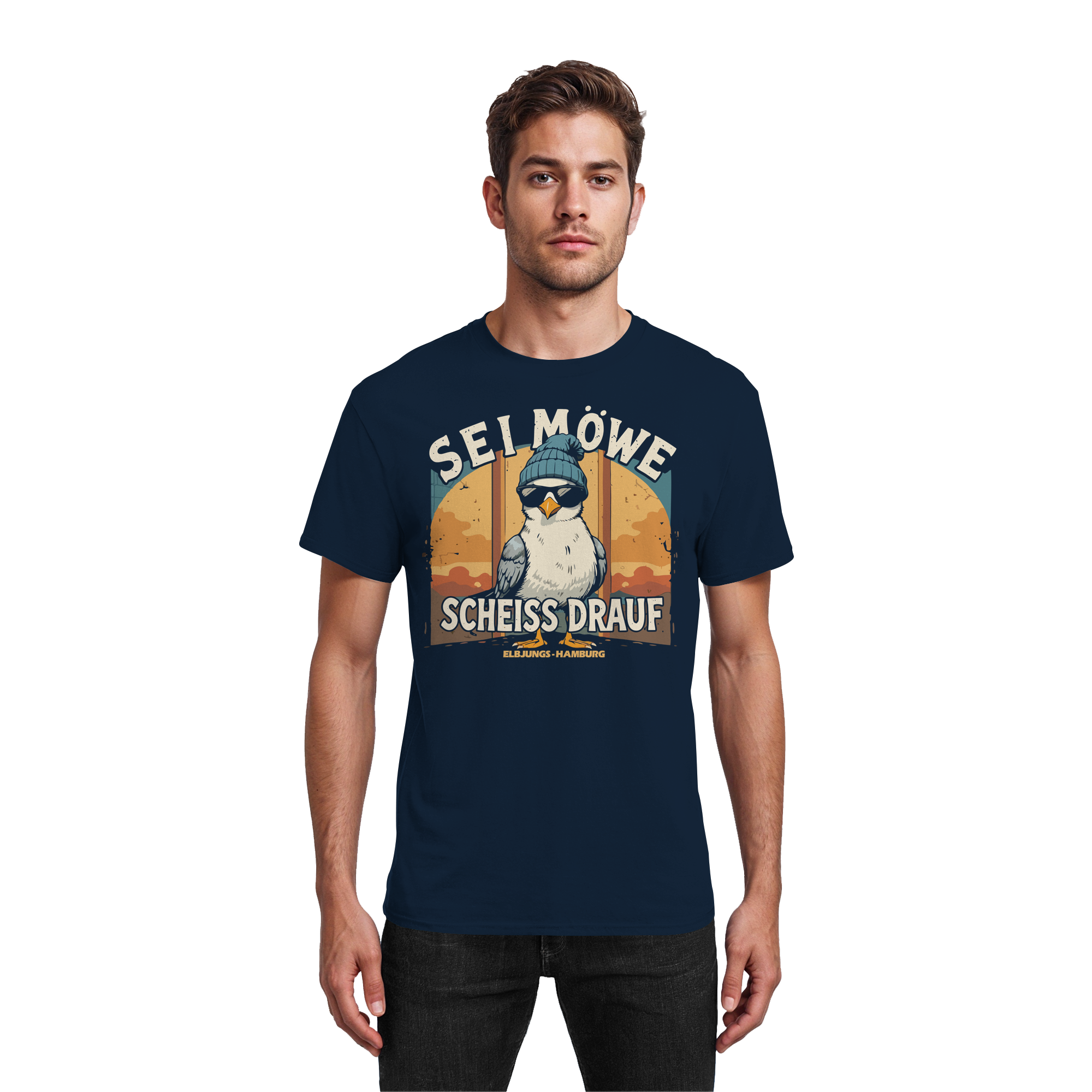 Elbjungs - sei Möwe.... - Heavy Cotton T-Shirt