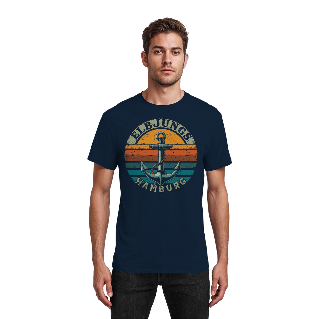 Elbjungs - Vintage Anker - Heavy Cotton T-Shirt