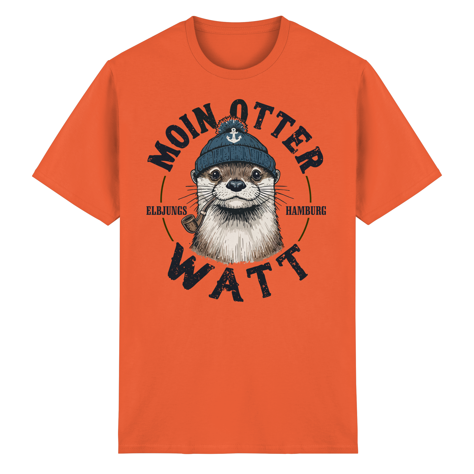 Elbjungs - Moin oder Watt - Heavy Cotton T-Shirt