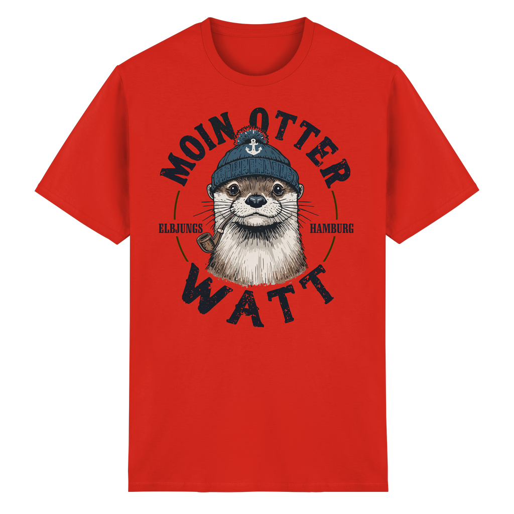 Elbjungs - Moin oder Watt - Heavy Cotton T-Shirt