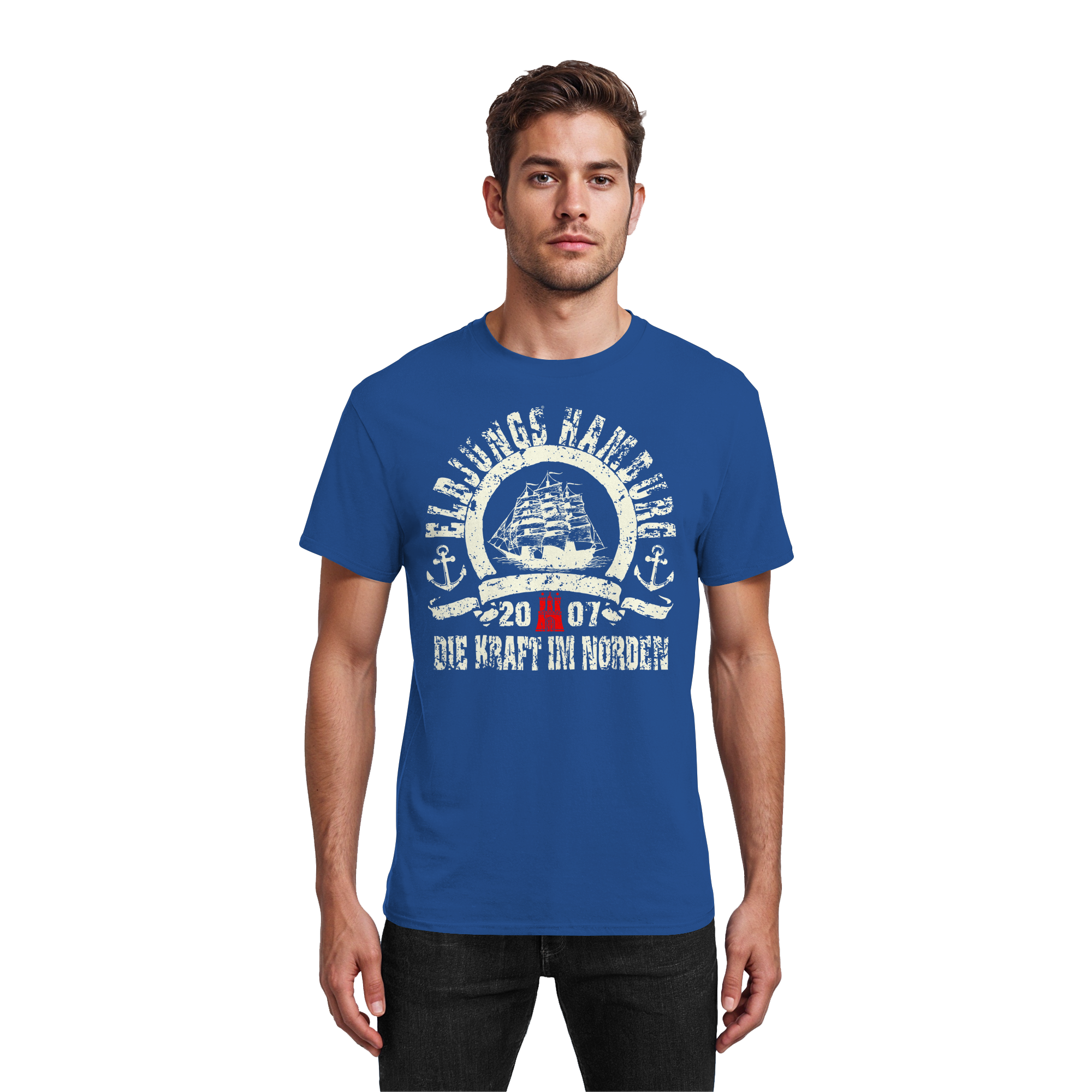 Elbjungs "Die Kraft im Norden" - Heavy Cotton T-Shirt