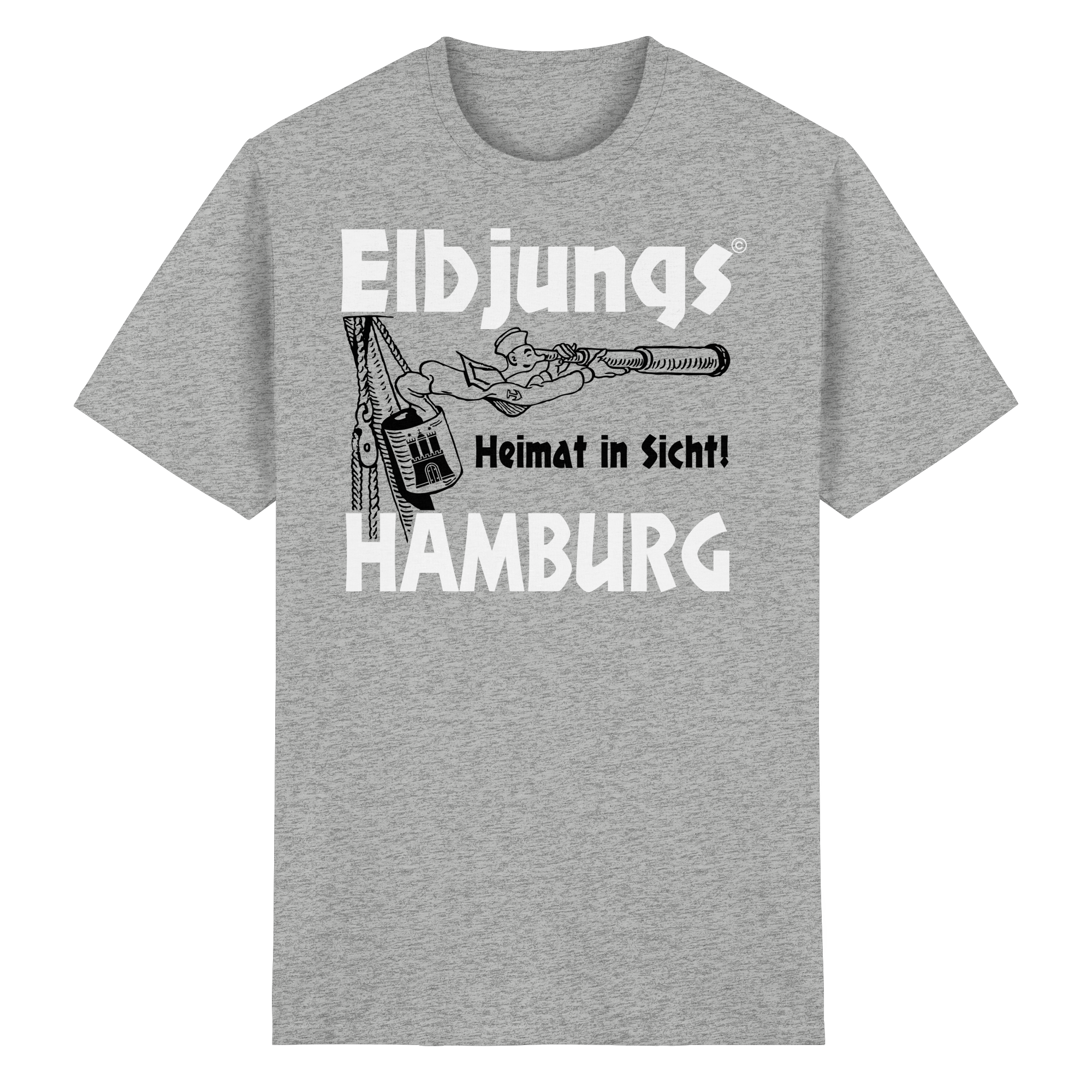 Elbjungs "Heimat in Sicht" - Heavy Cotton T-Shirt