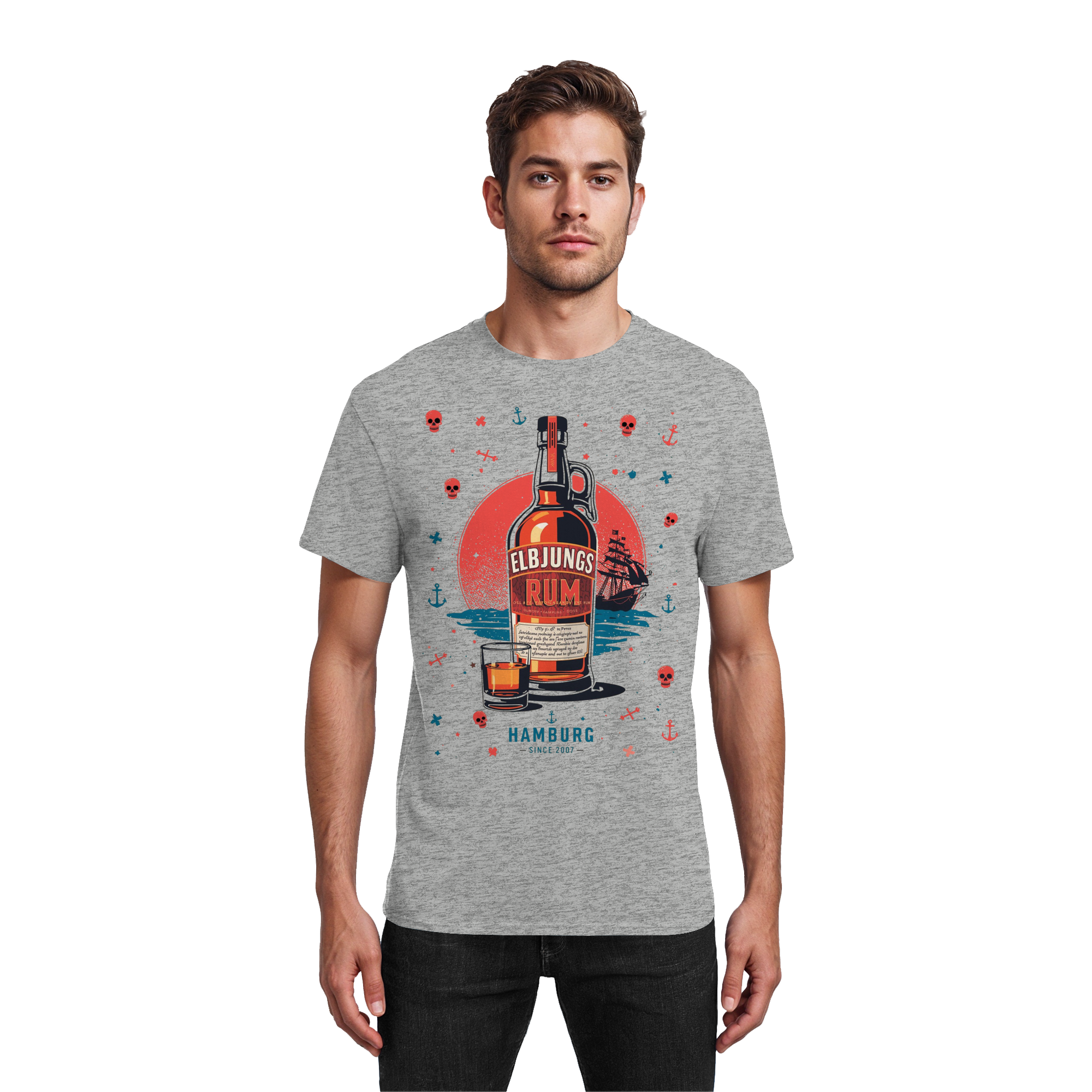 Elbjungs - RUM - Heavy Cotton T-Shirt