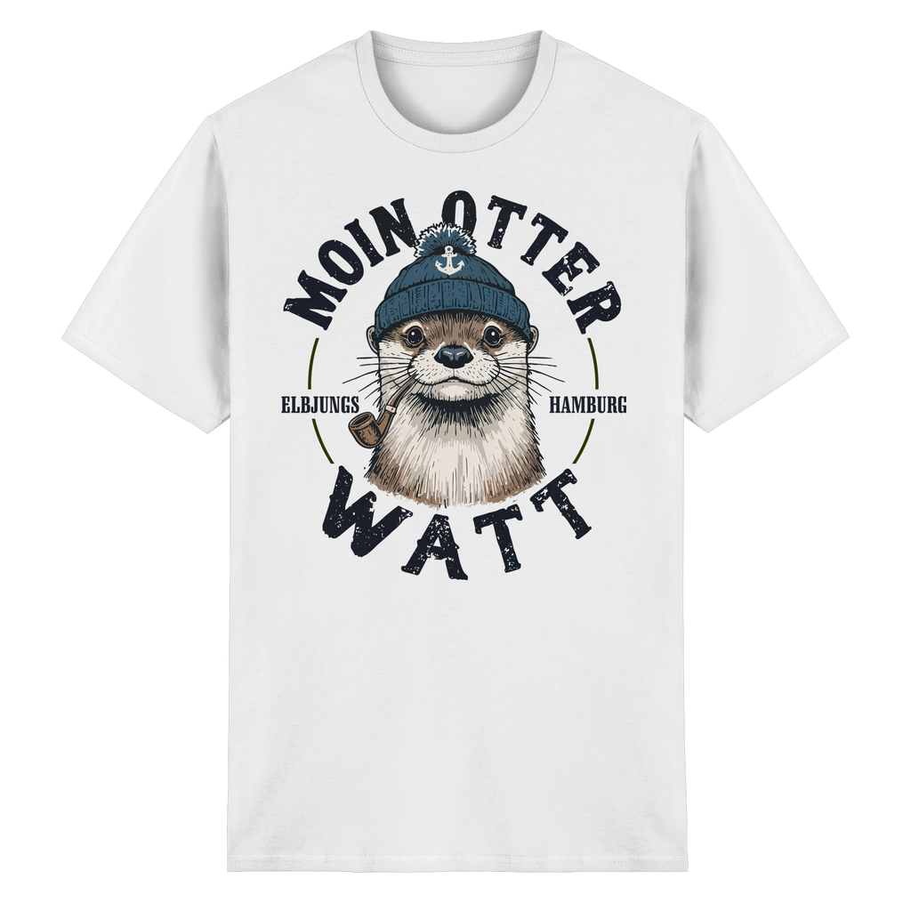Elbjungs - Moin oder Watt - Heavy Cotton T-Shirt