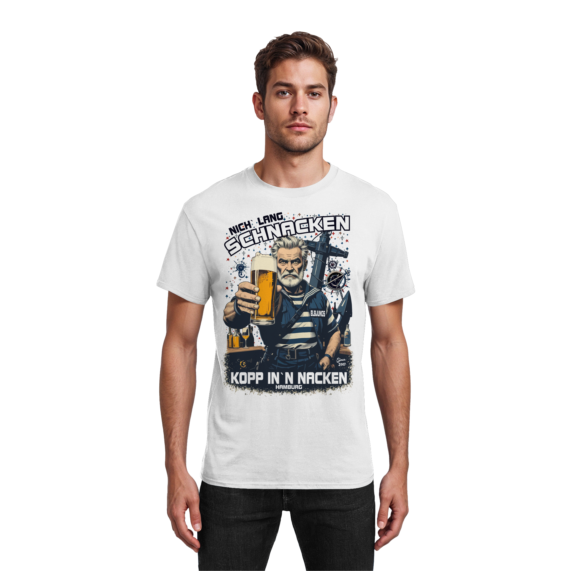 Elbjungs - KOPP IN`N NACKEN - Heavy Cotton T-Shirt