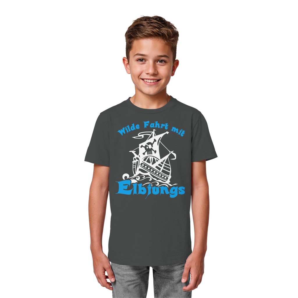 Kindershirt "Wilde Fahrt" - Kids Organic Shirt