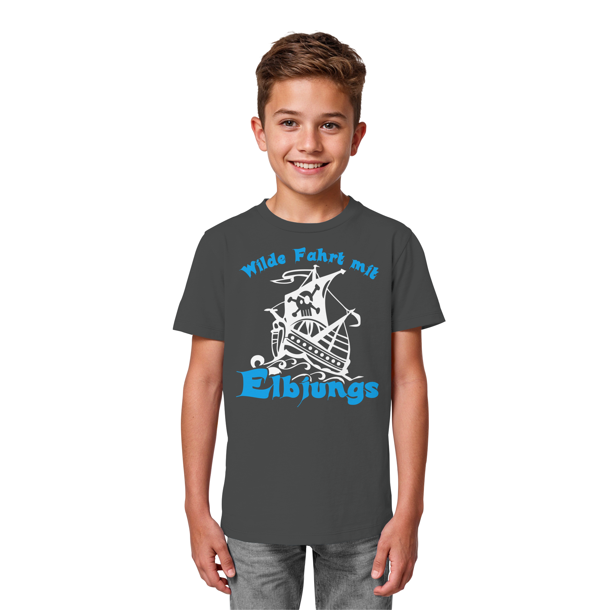 Kindershirt "Wilde Fahrt" - Kids Organic Shirt
