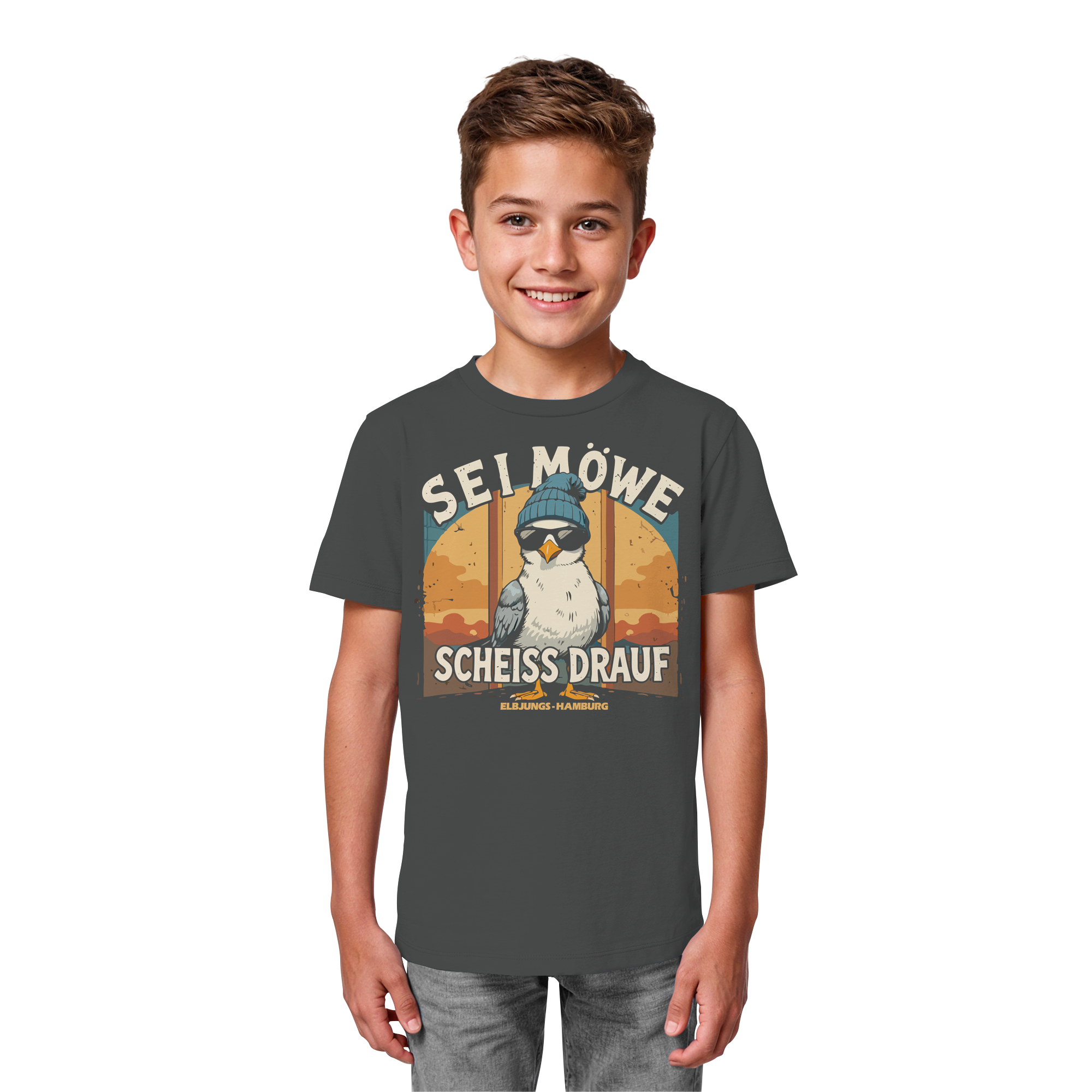 Kindershirt - sei Möwe.... - Kids Organic Shirt
